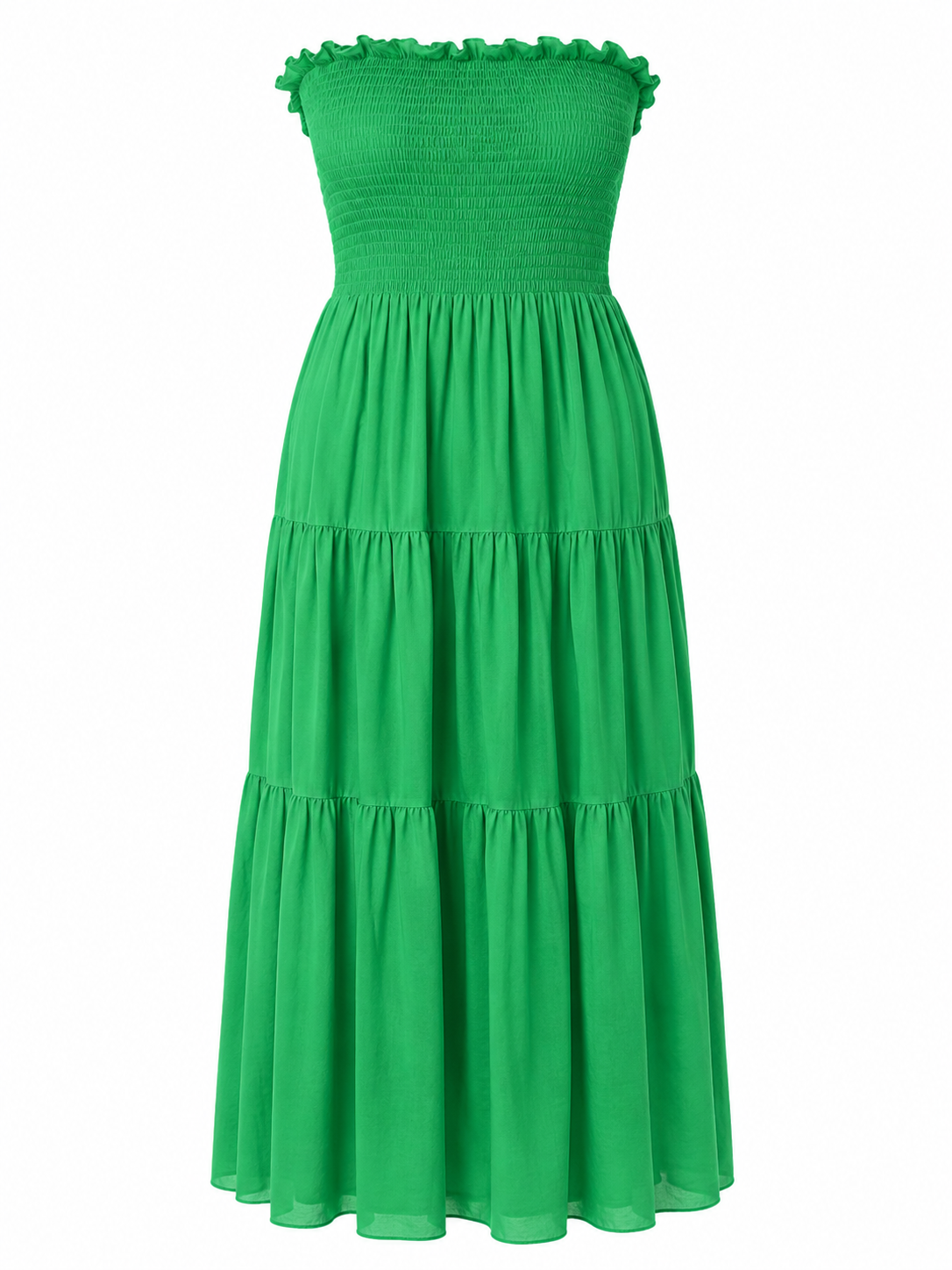 Riviera Voile Dress — Green