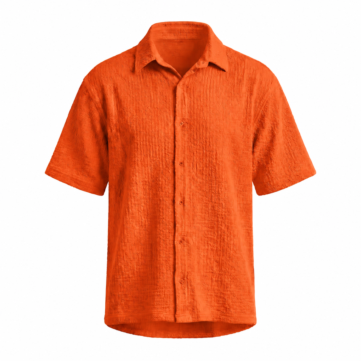 Offwhite Textured Crepe Shirt