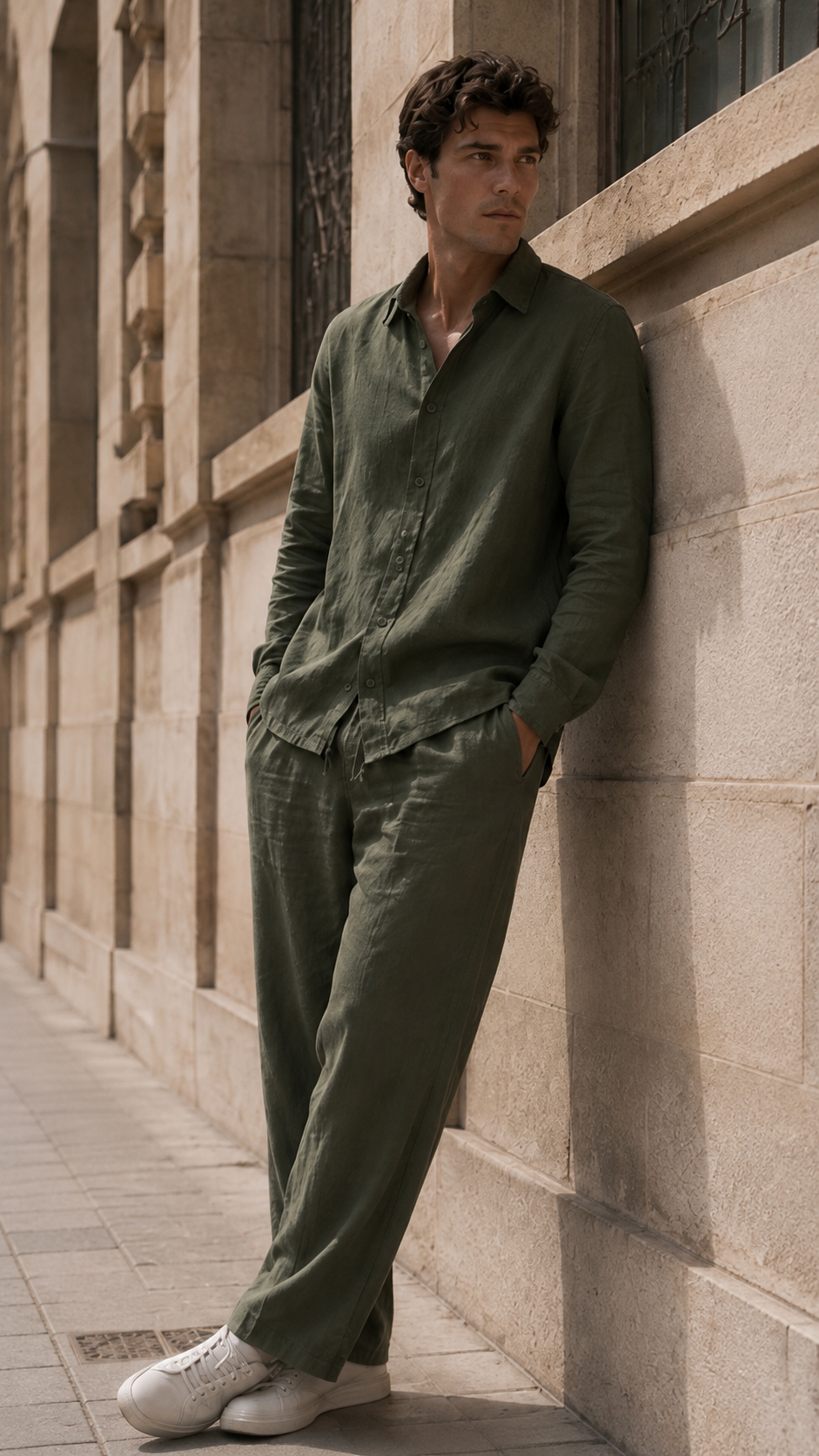 Army Linen Shirt