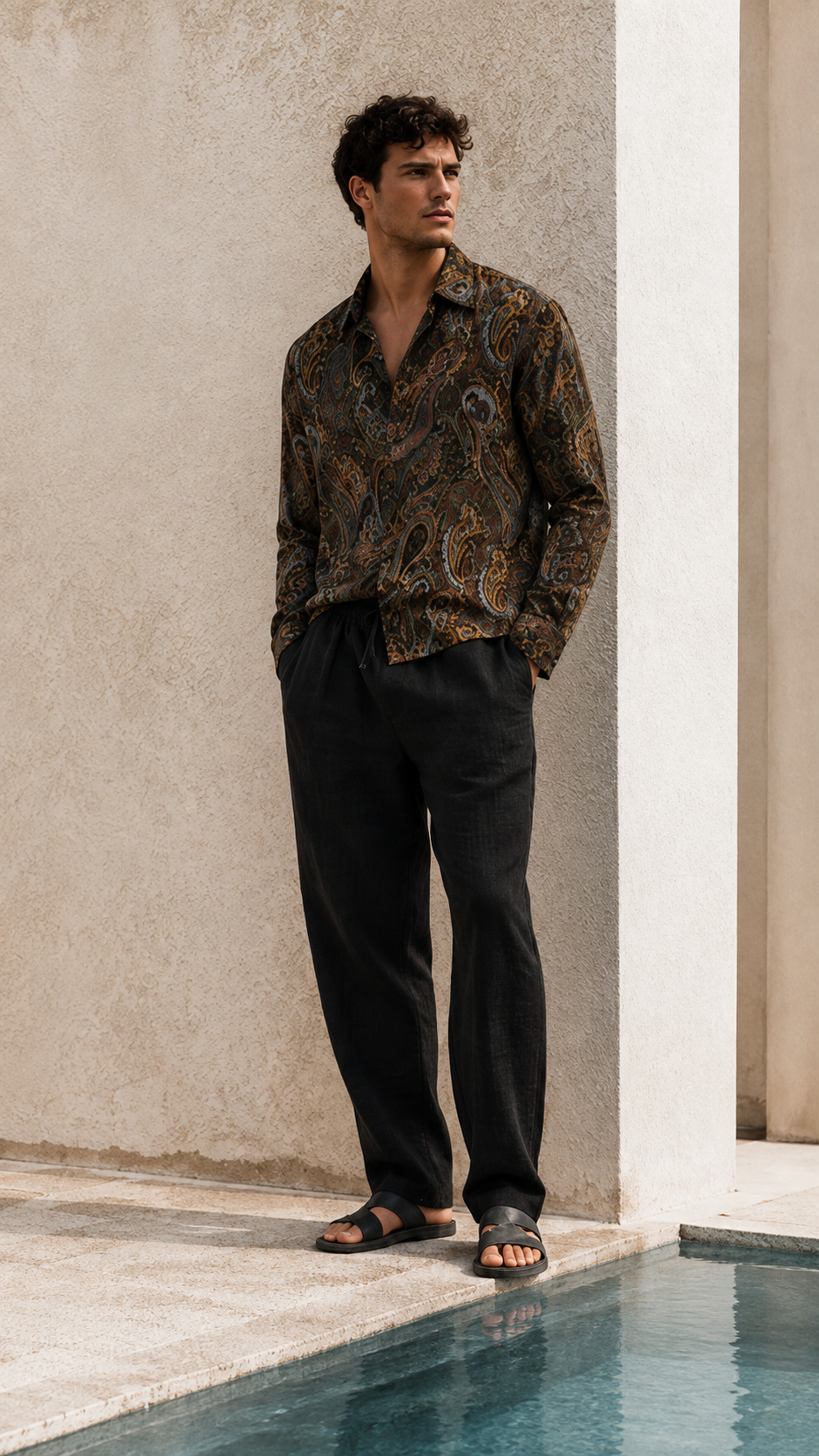 Paisley Long Sleeve Shirt