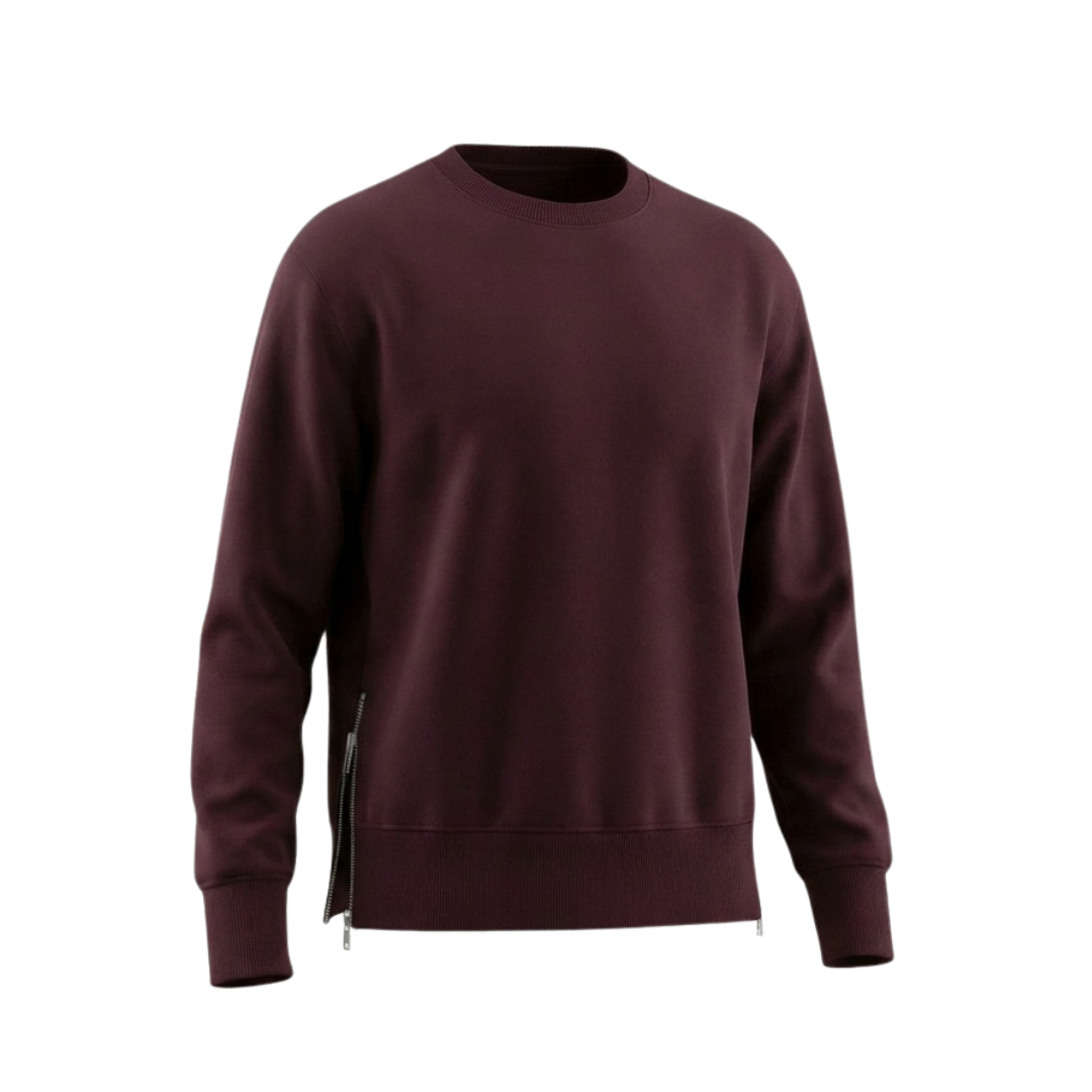 Burgundy Oversized sweatshirt