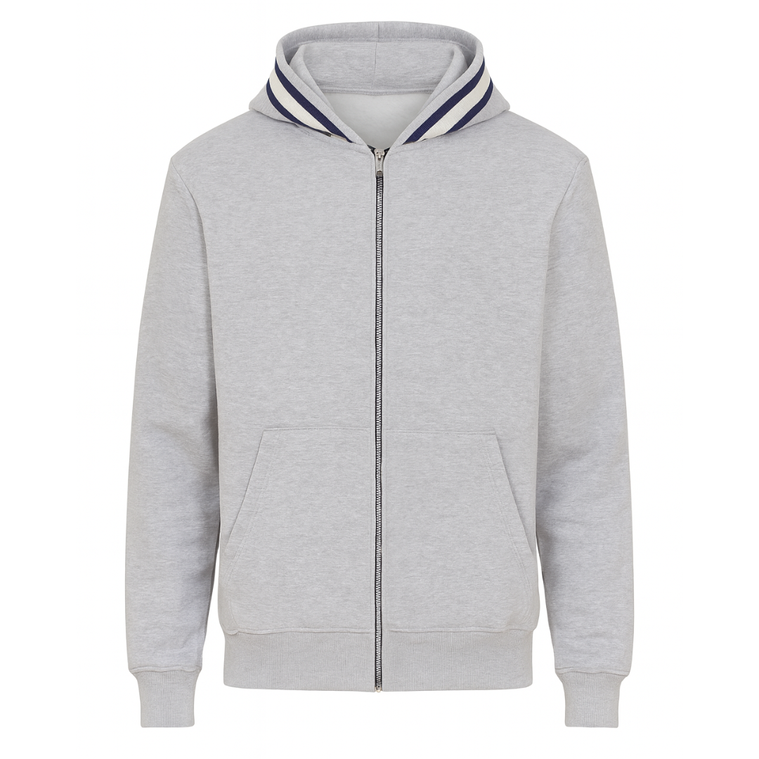 Light gray melange cardigan