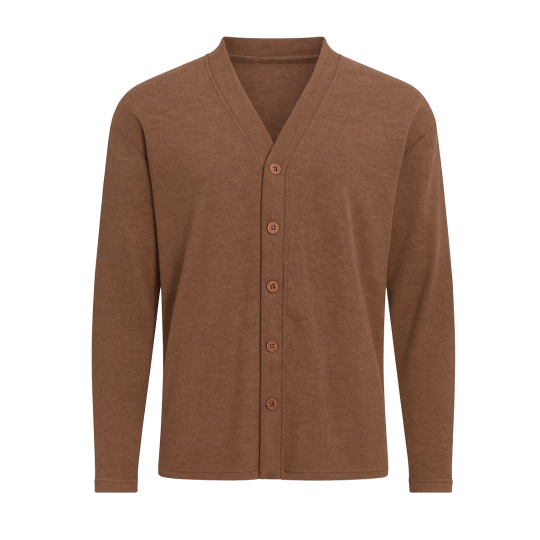 Brown knitted Cardigan