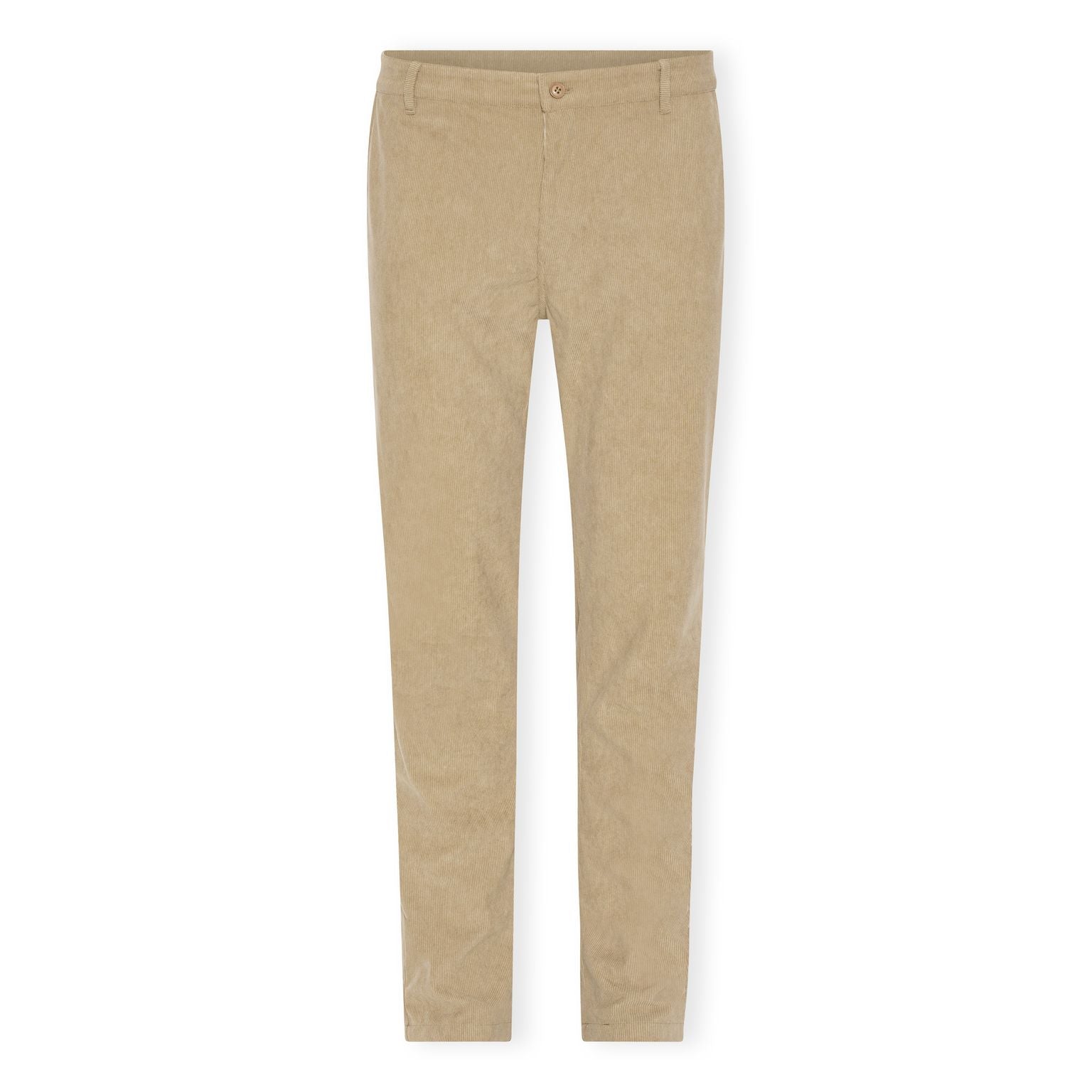 Beige fløjls chinos
