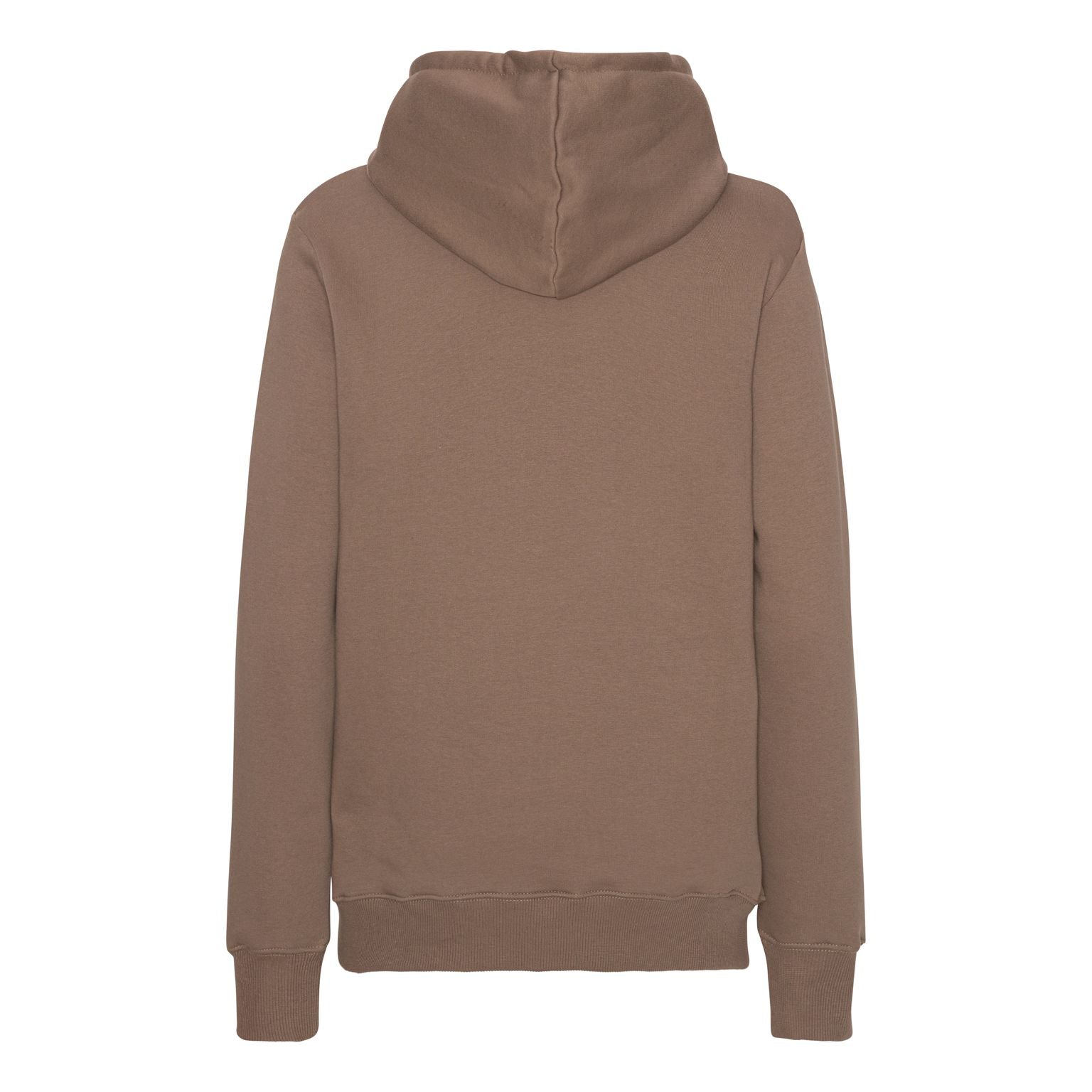 brun hoodie bagside