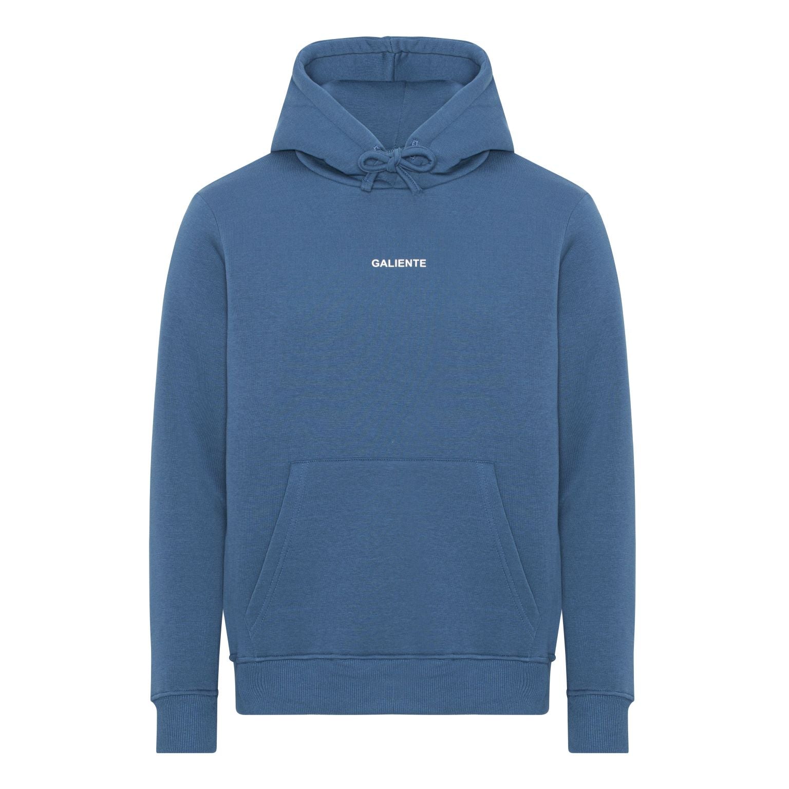 Blå hoodie 