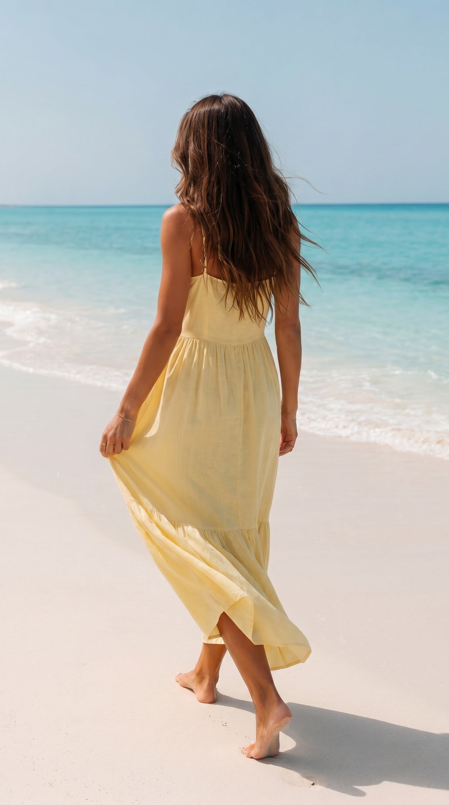 Yellow Linen dress