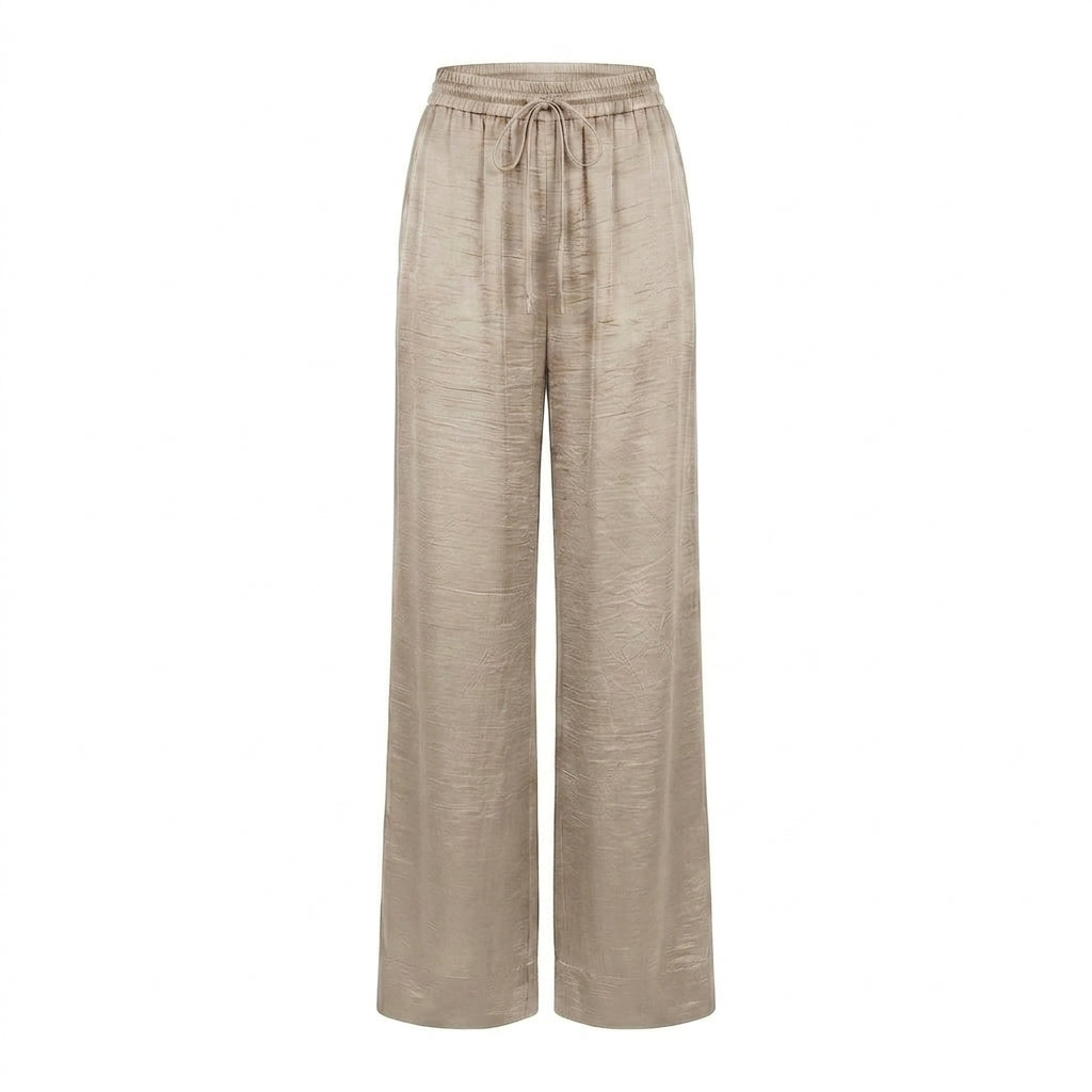 بنطلون ساتان بيج