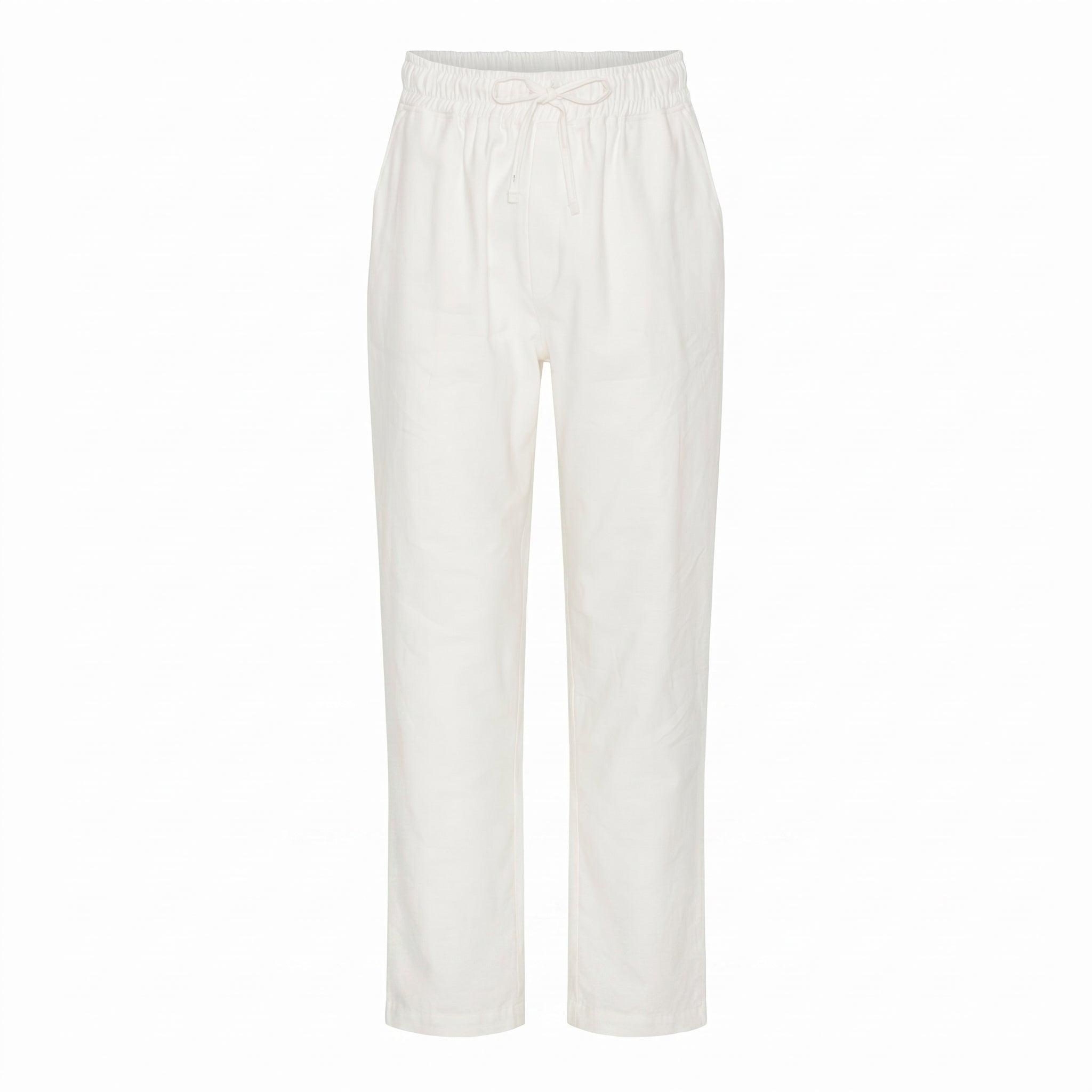 Off-white linen pants