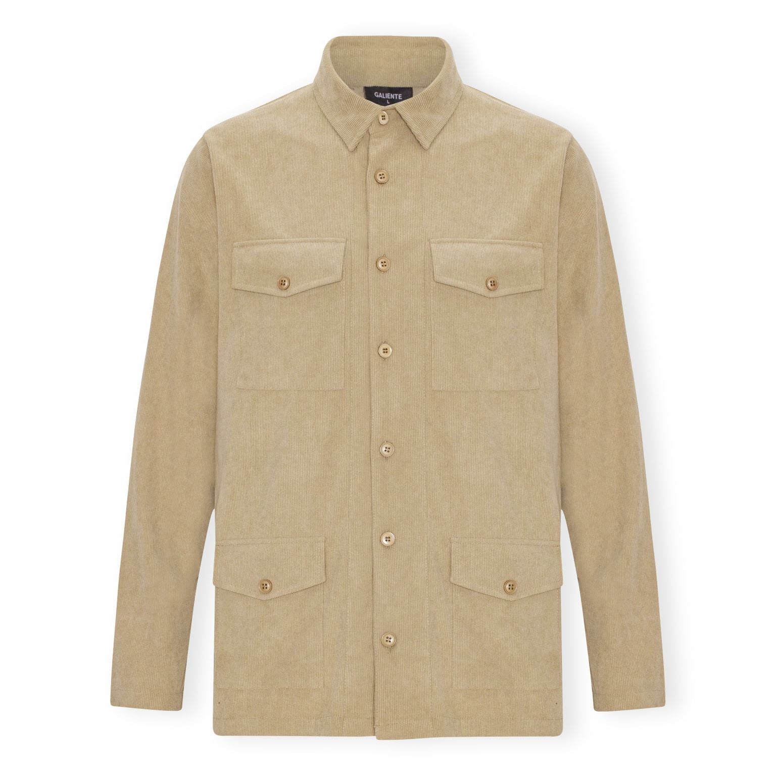 Beige fløjls jakke