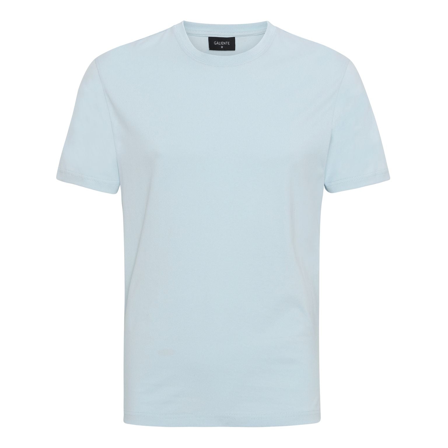 Lyseblå T-shirt med hvid print