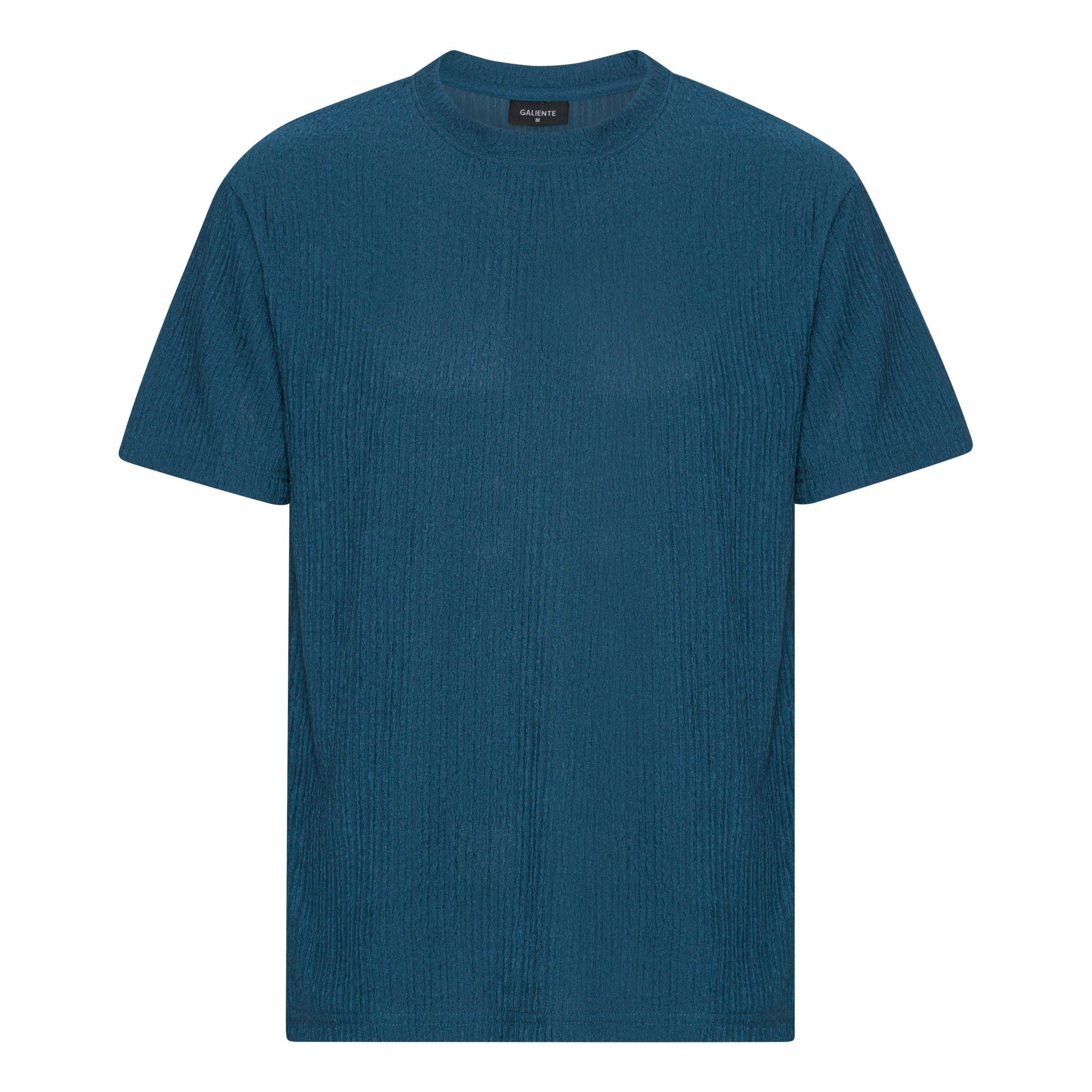 Blue crepe T-shirt