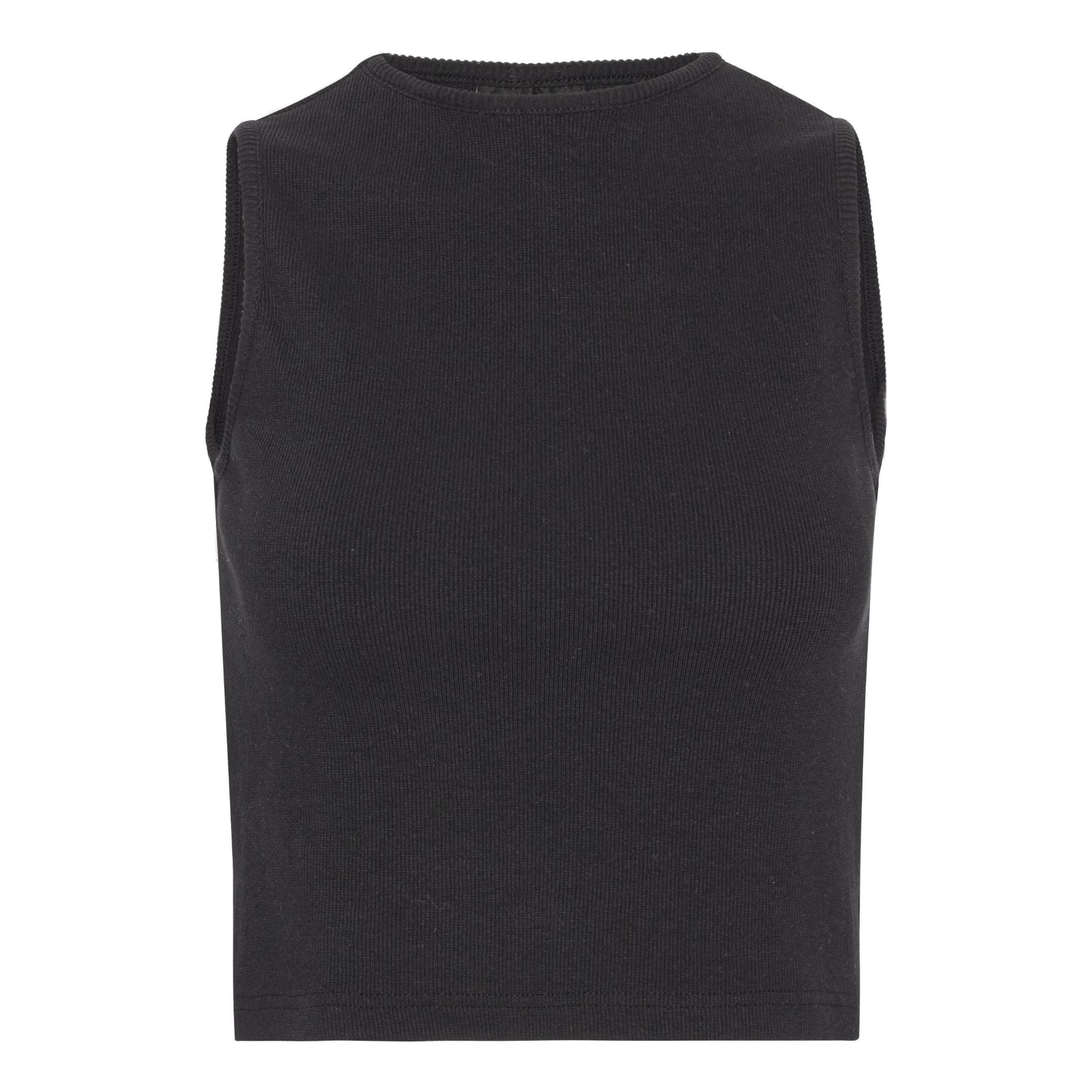 Sort rib tanktop