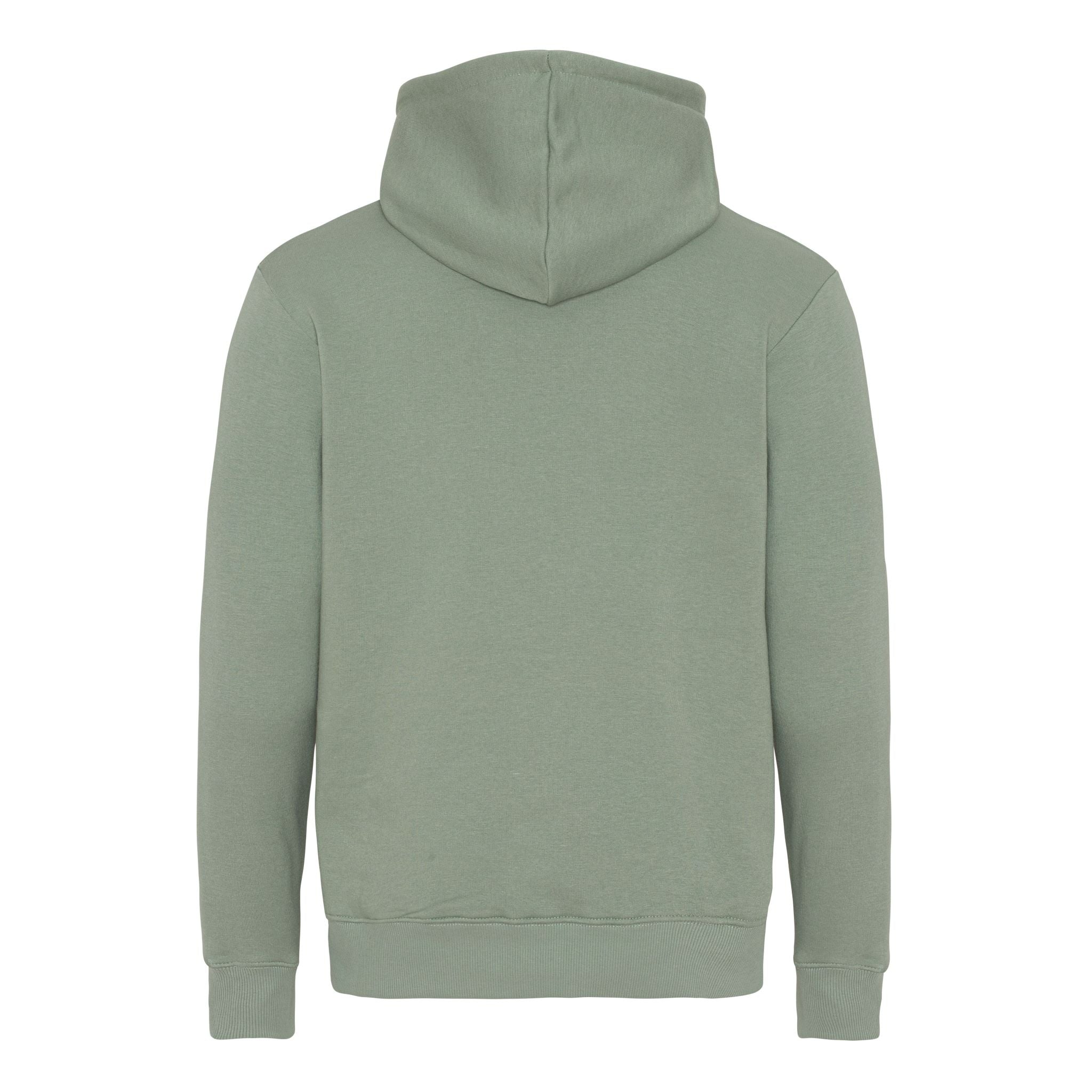 Olivengrøn hoodie bagside