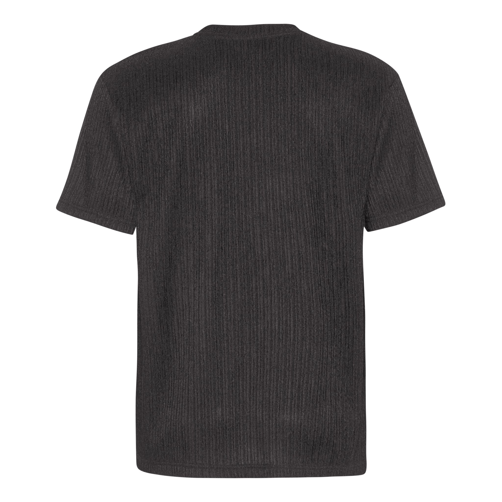 Sort crepe T-shirt bagside