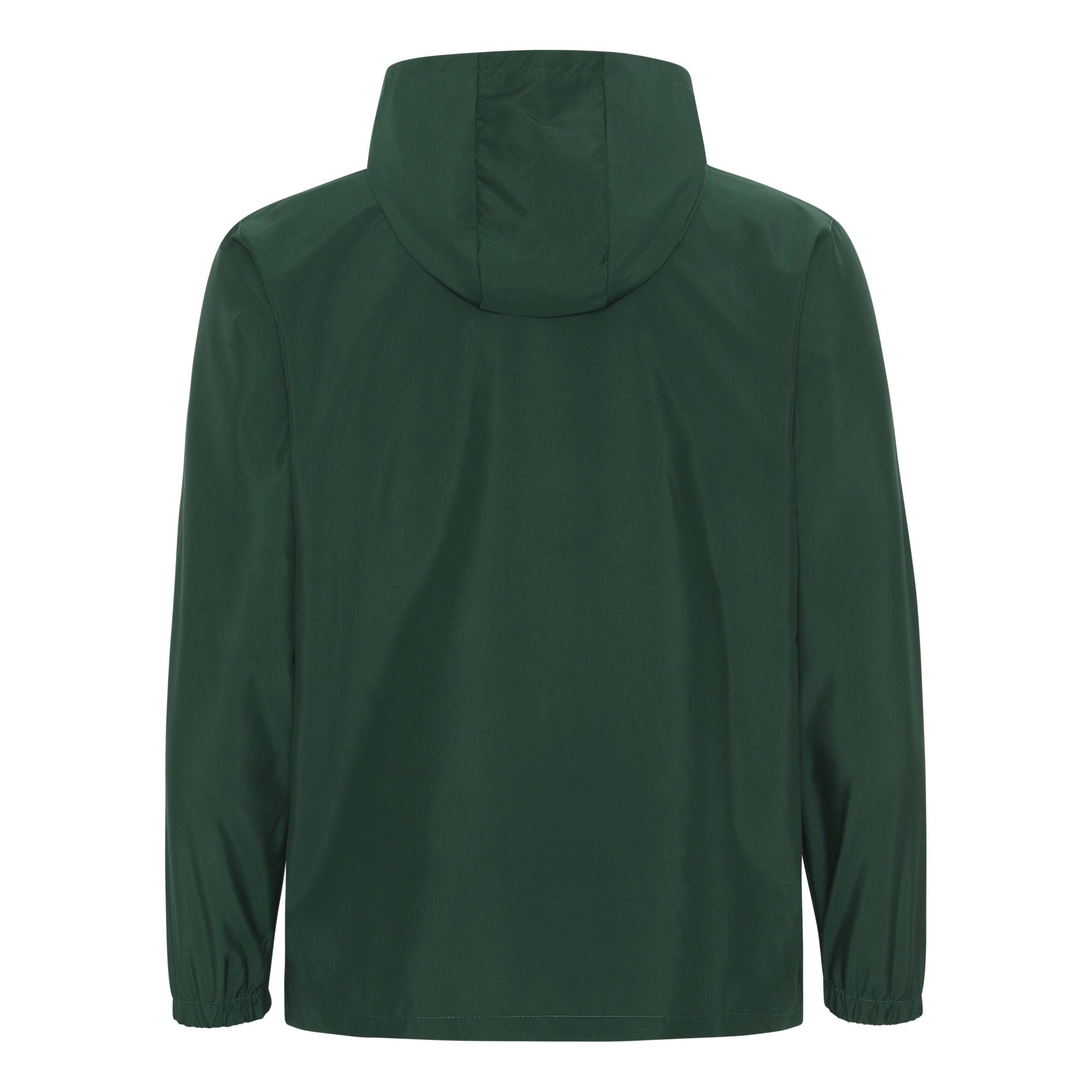 mørkegrøn anorak bagside