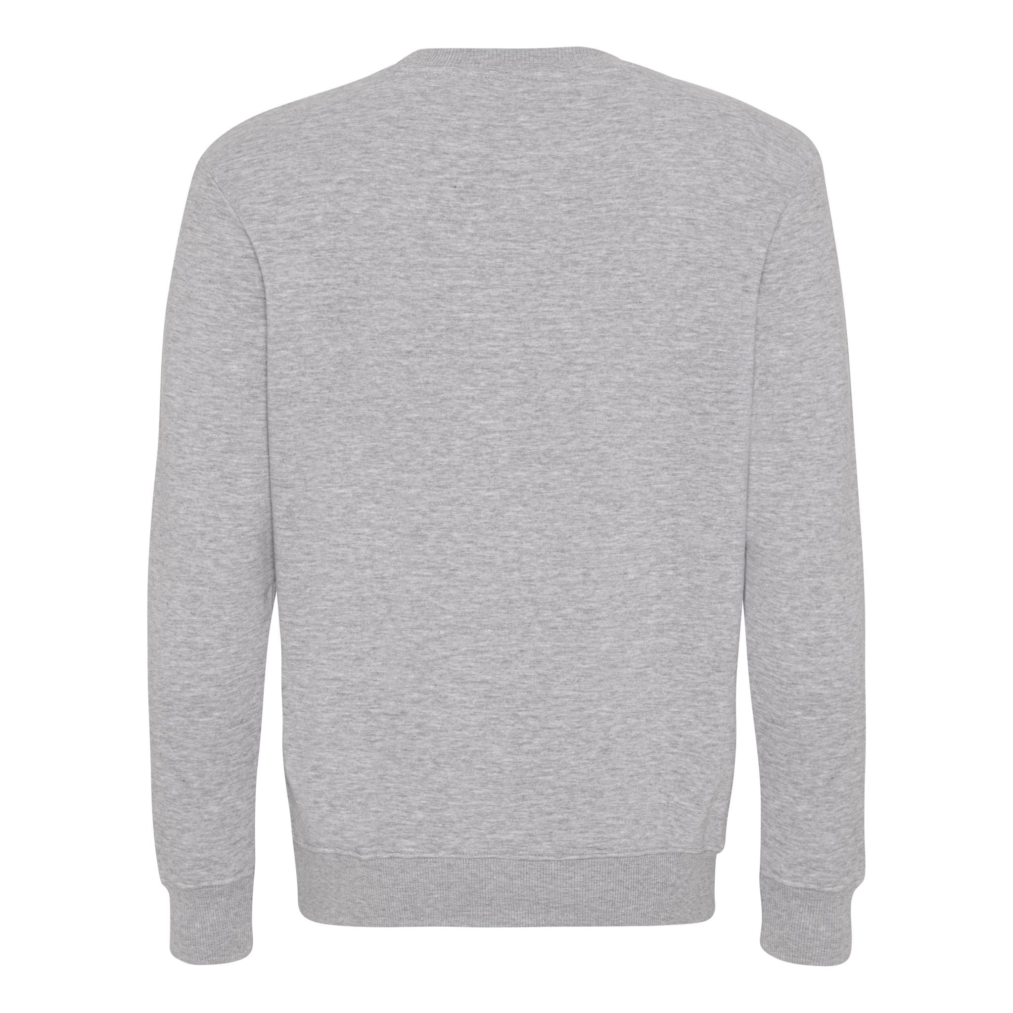 Grå melange sweatshirt bagside