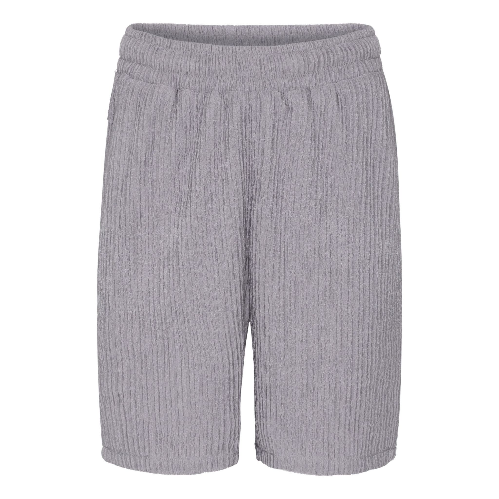 Grå crepeshorts
