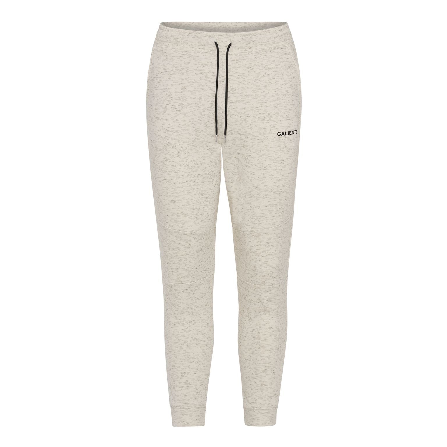 Cream melange sweatpants