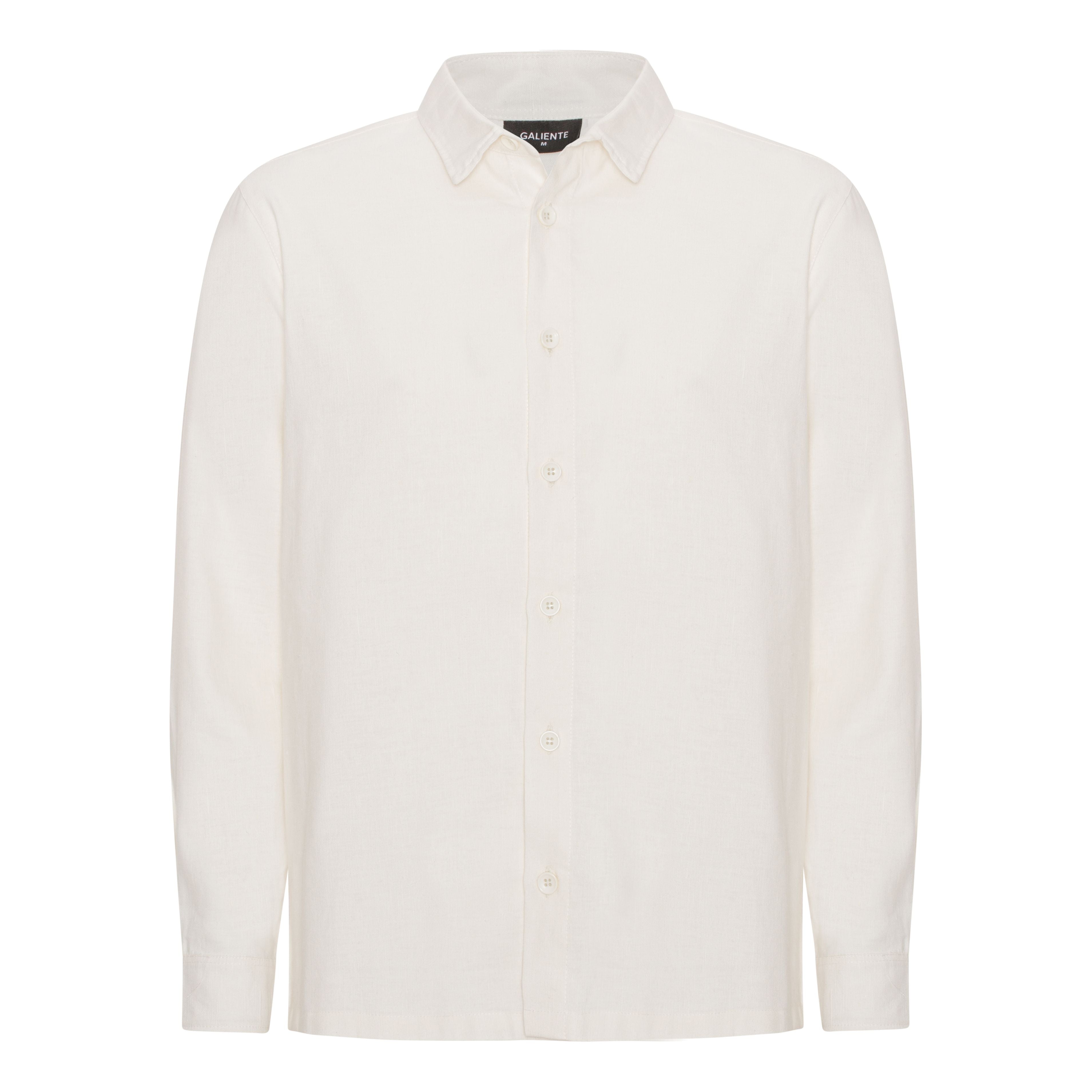 Offwhite hør skjorte