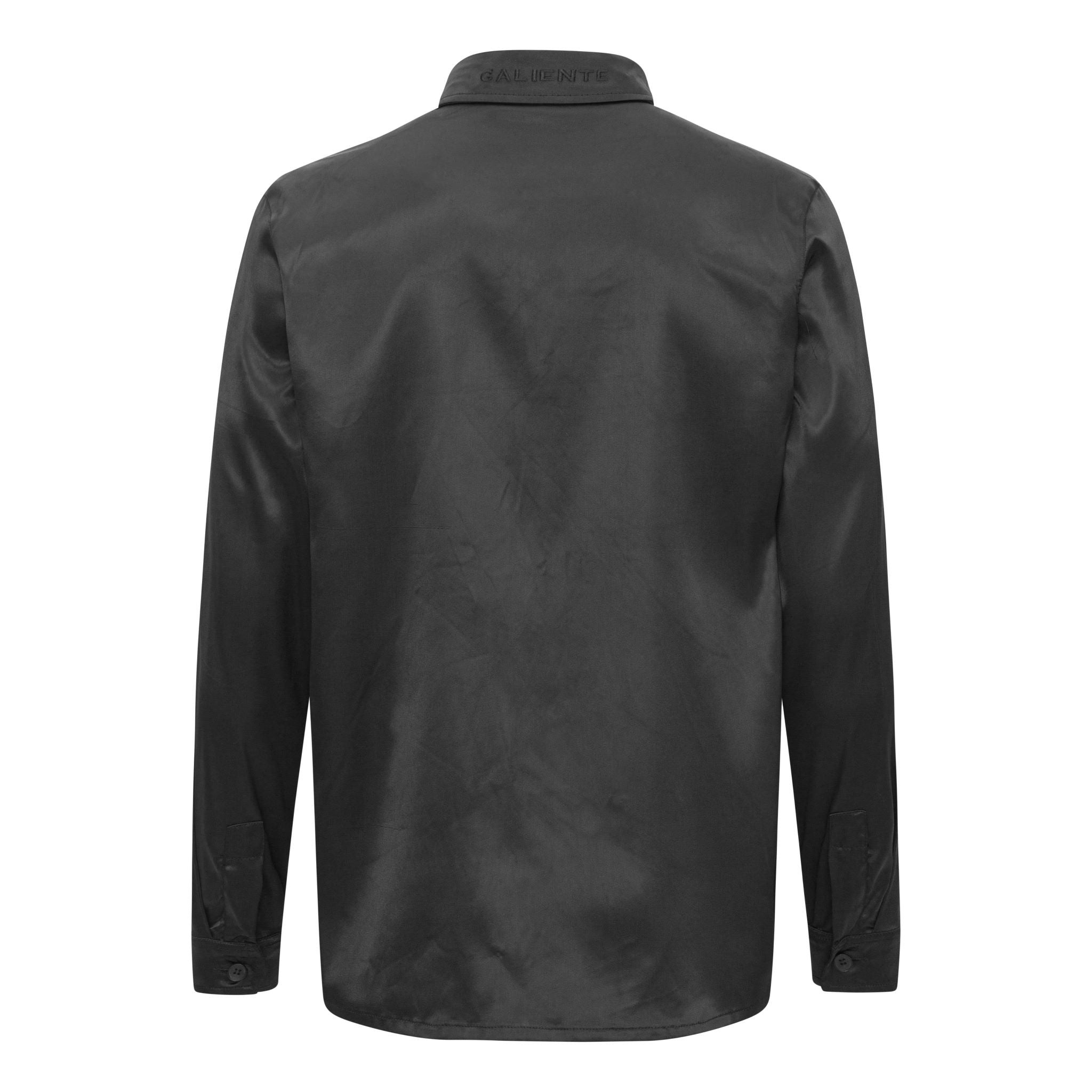 Satin shirt with stretch