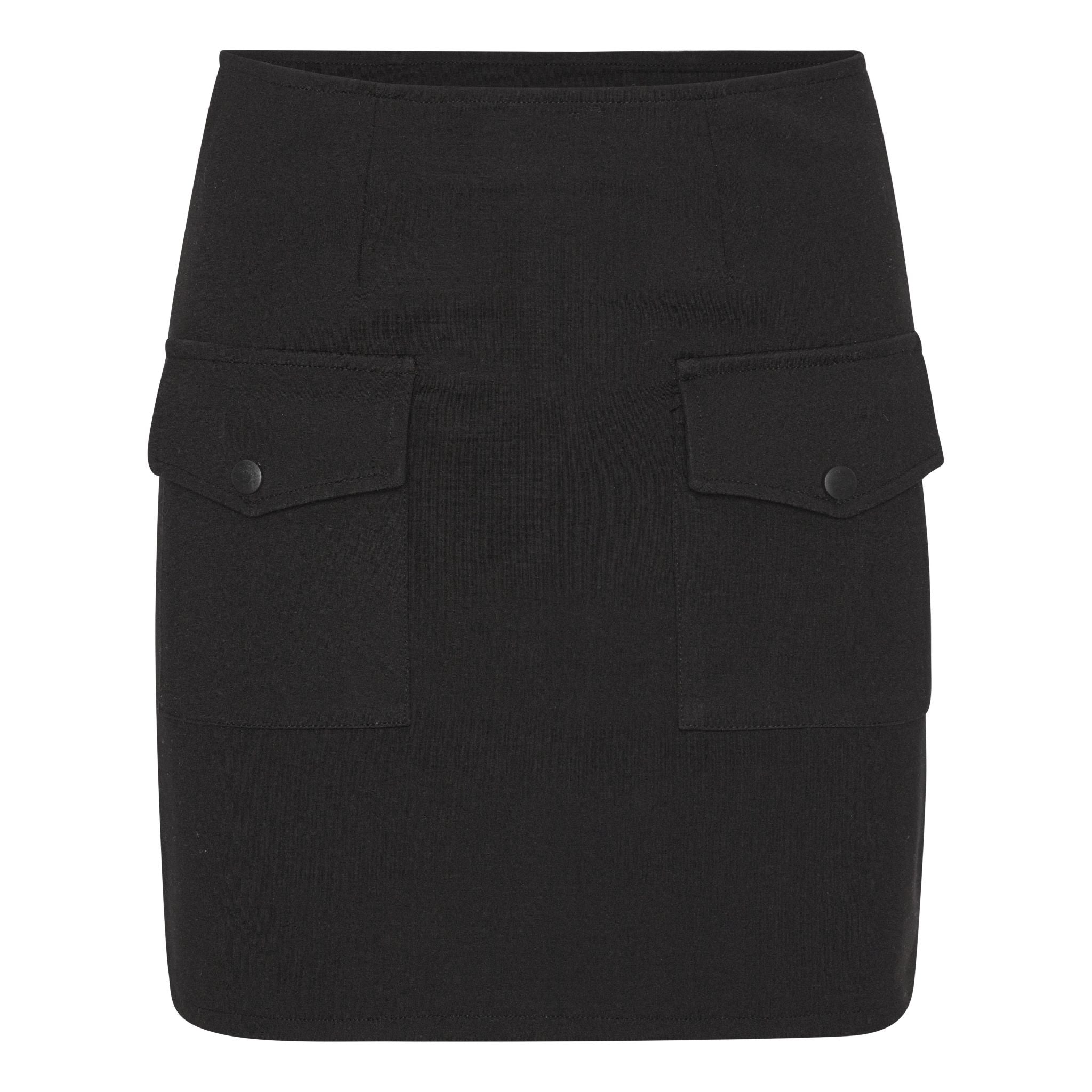 Black short skirt