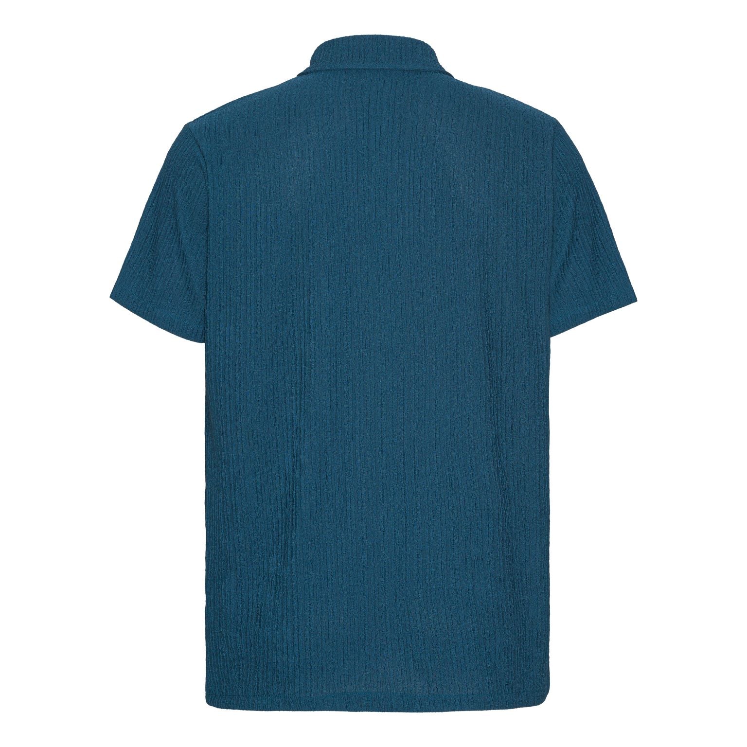Blue crepe shirt