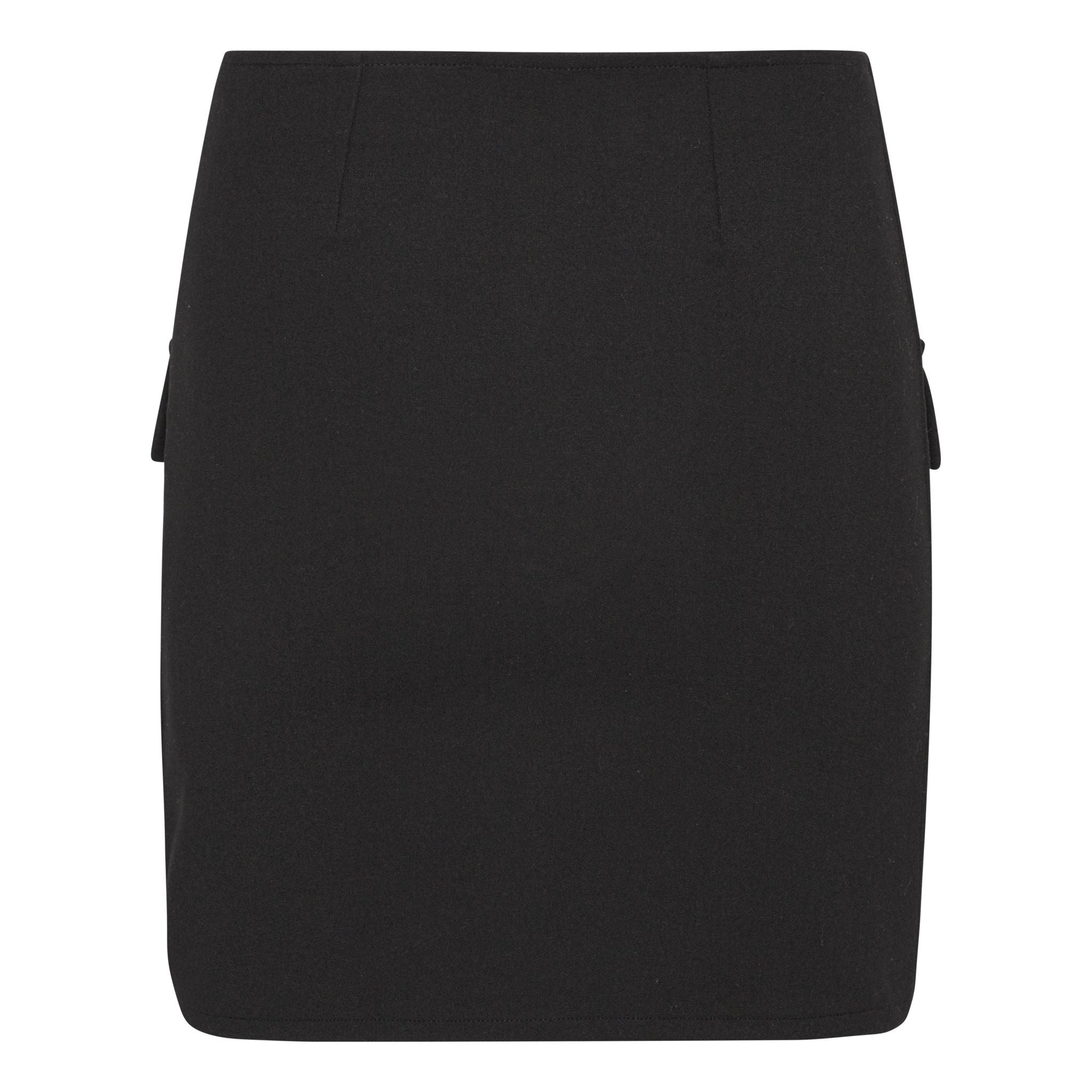 Black short skirt