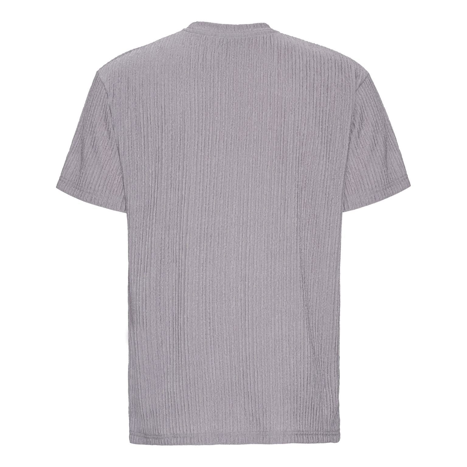 Grå crepe T-shirt bagside