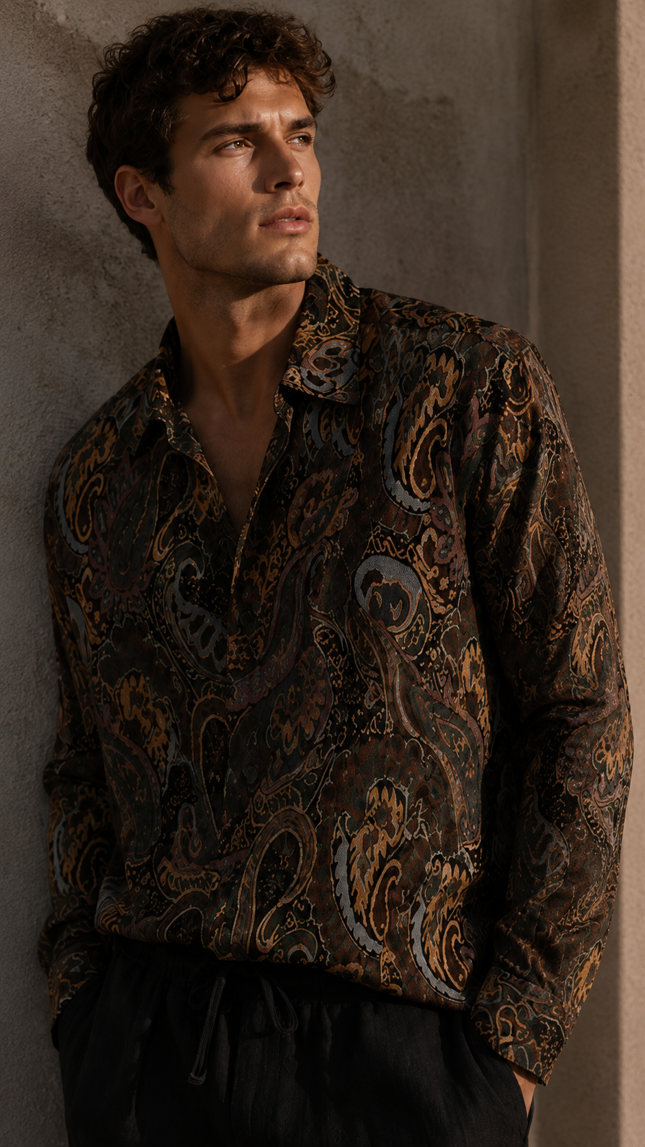 Paisley Long Sleeve Shirt
