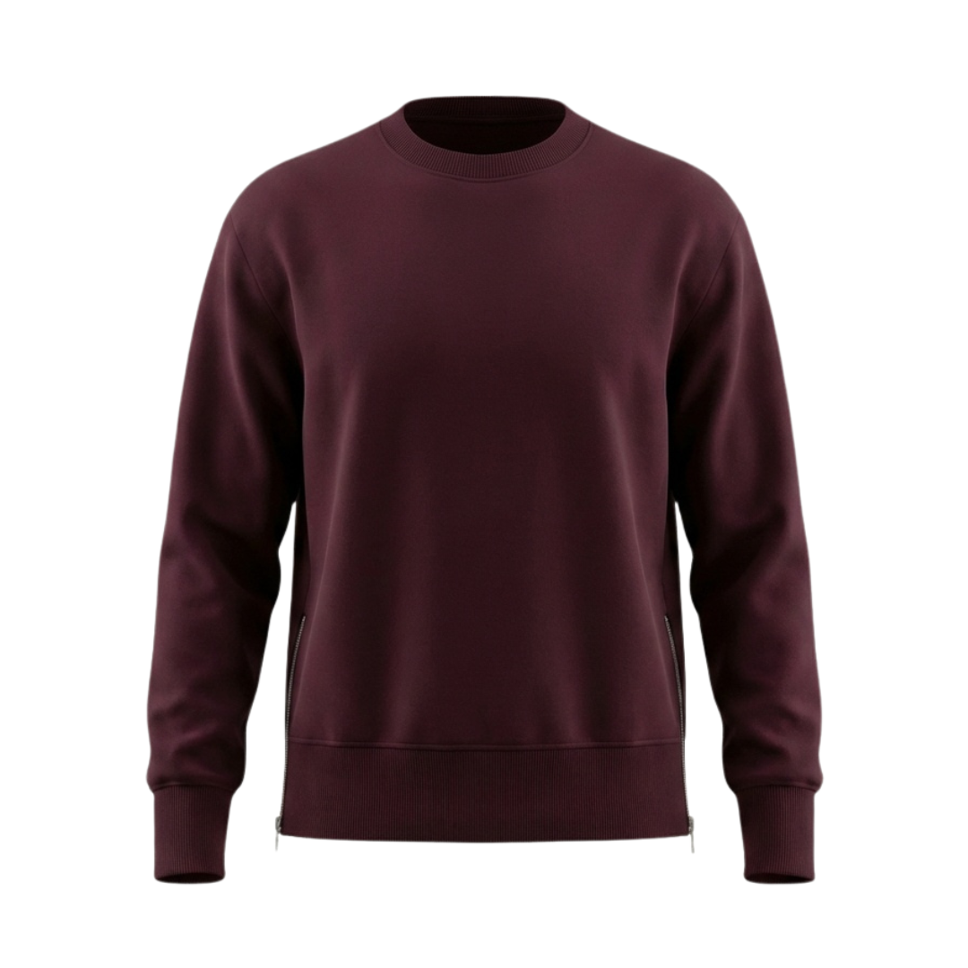 Burgundy Oversized sweatshirt