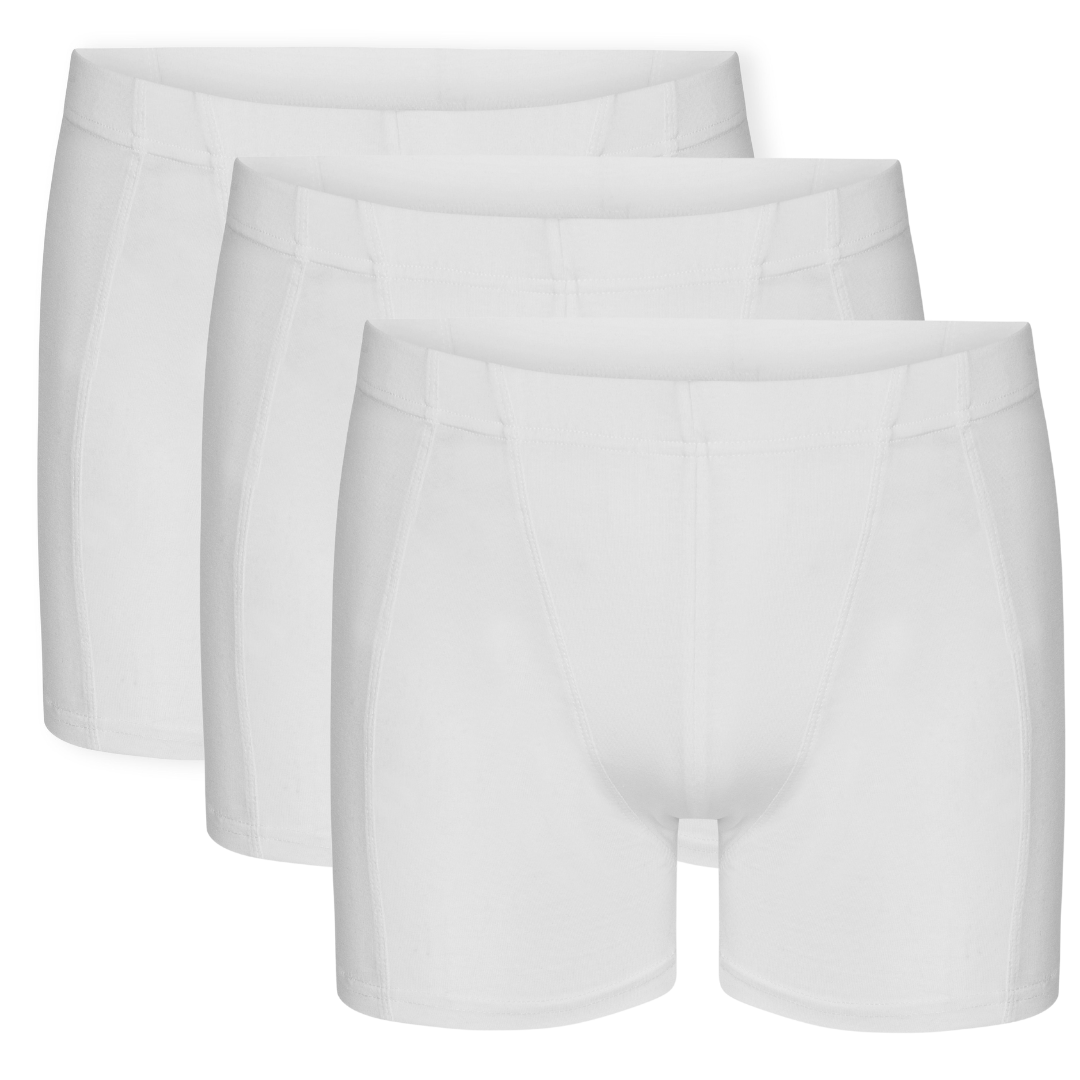 Hvide boxershorts 3 pak