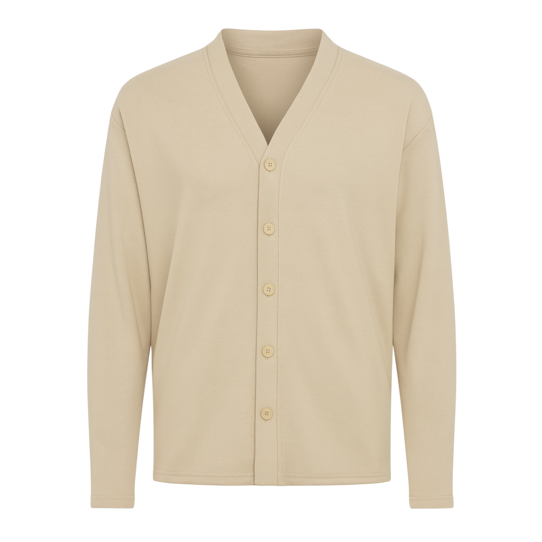 Beige knitted Cardigan