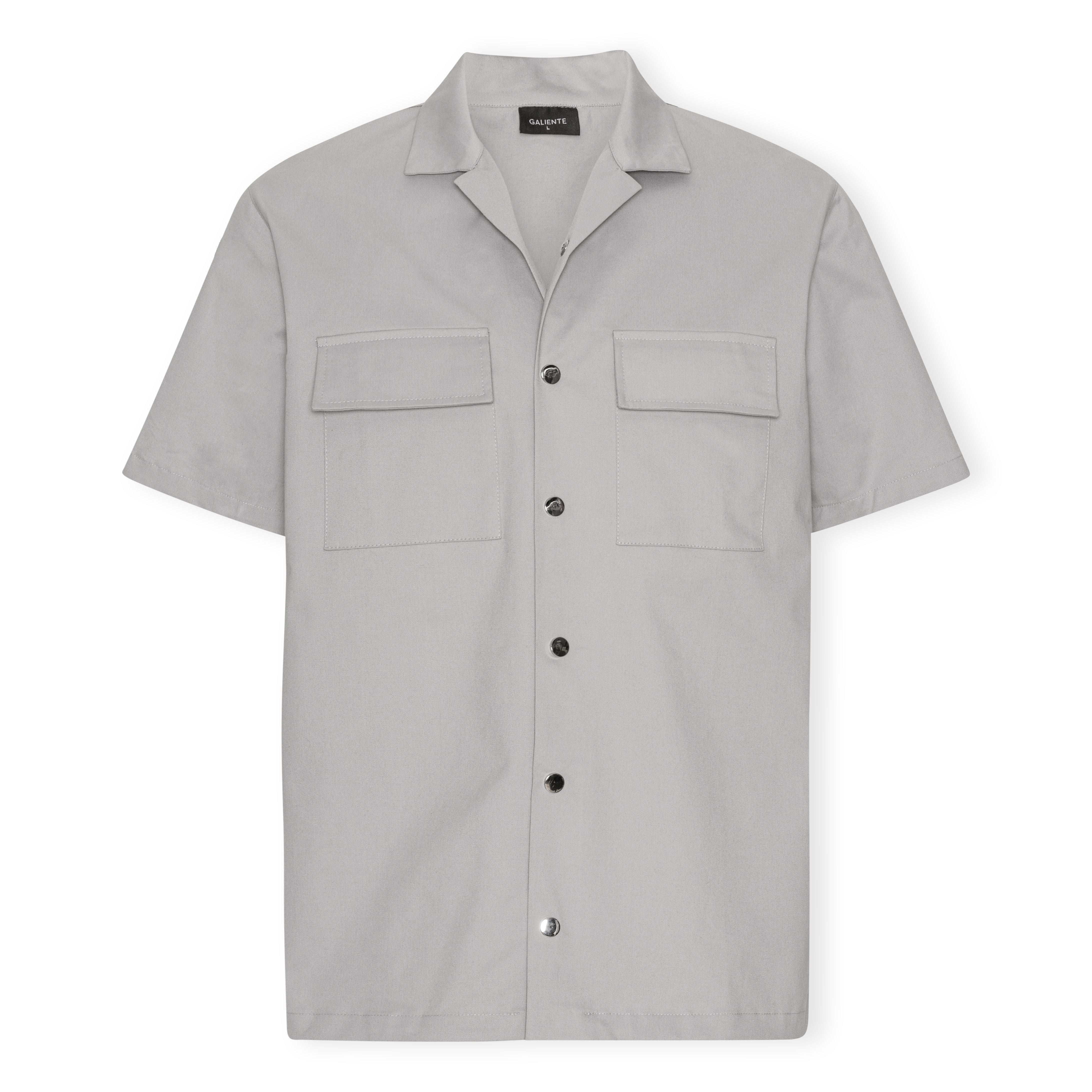 Short-sleeved army cargo shirt
