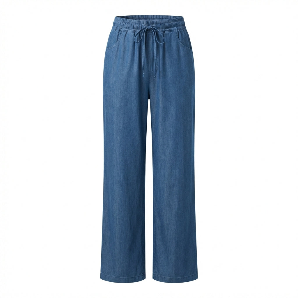 Lightweight Oversized Denim Pants