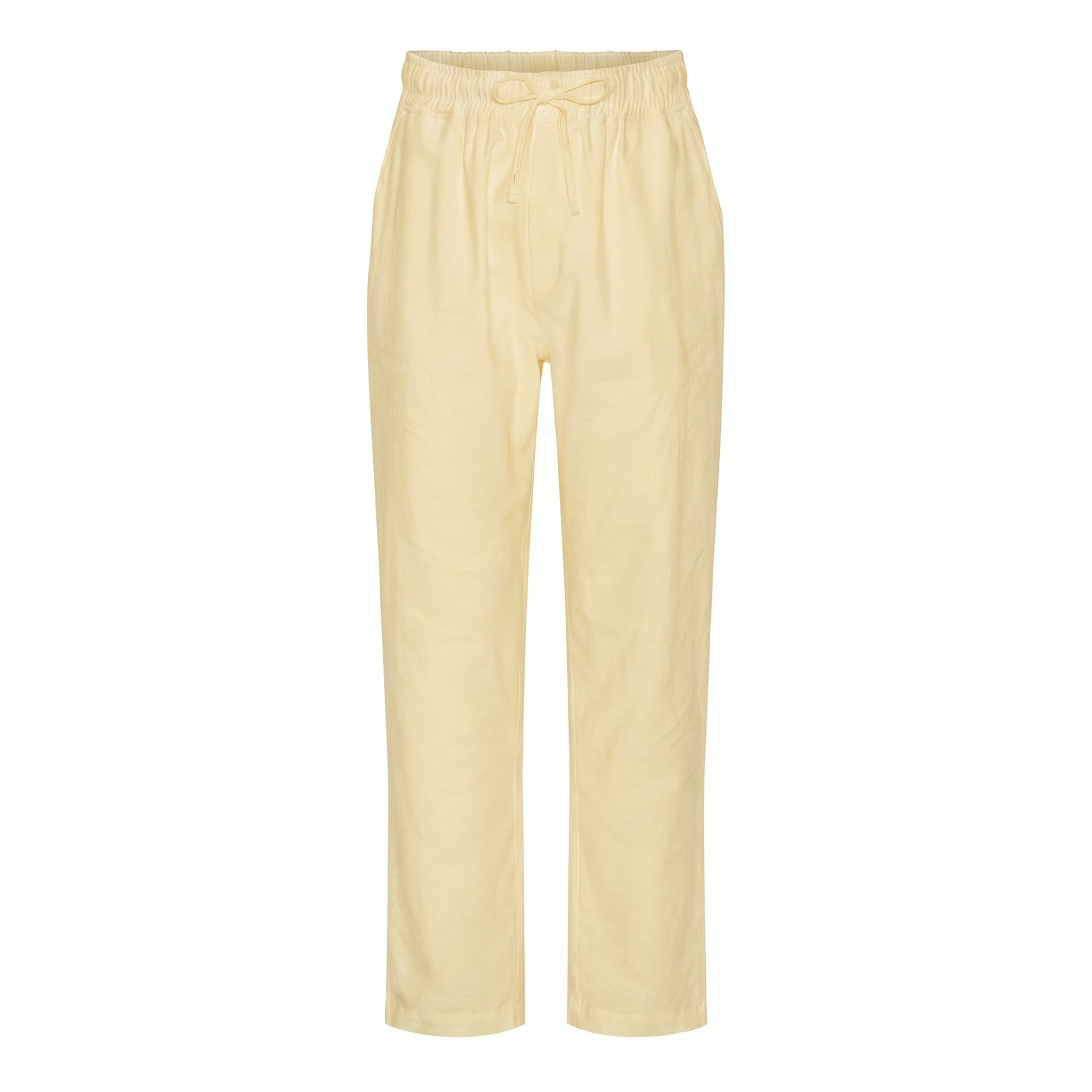 Yellow linen pants