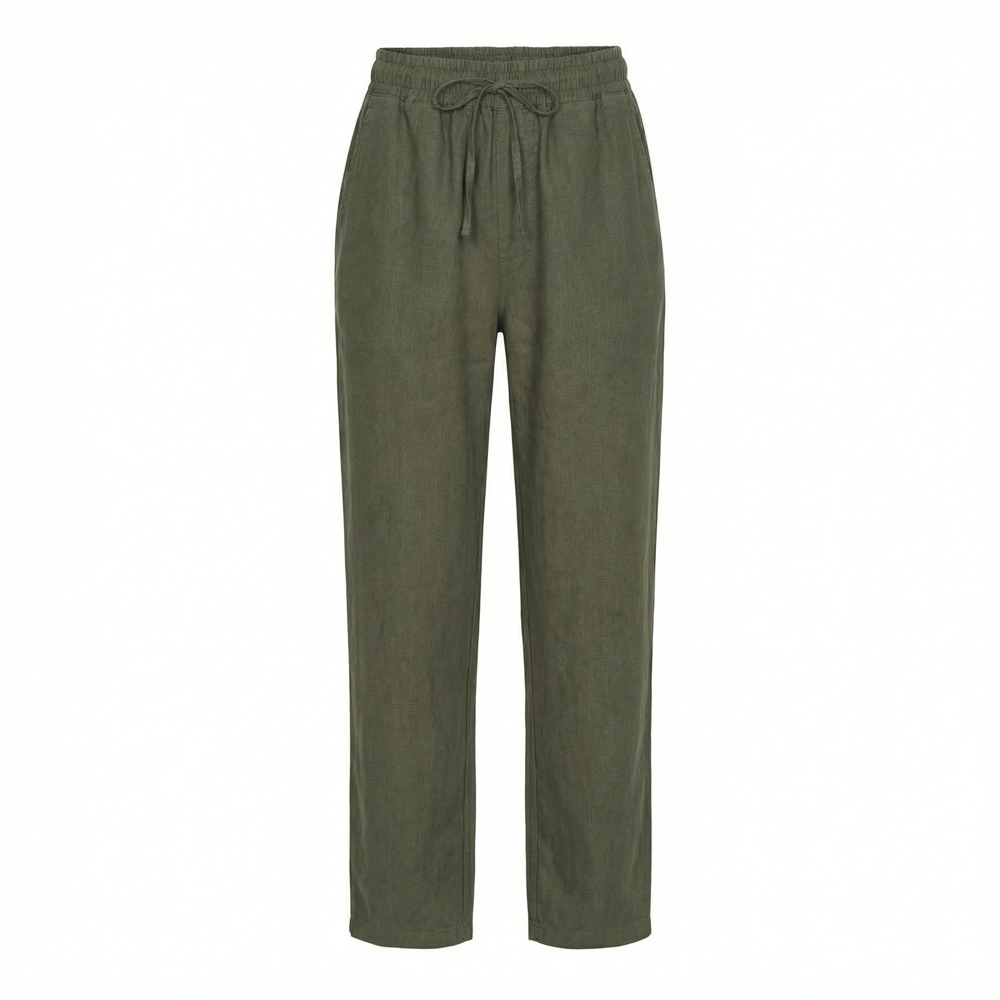 Army linen pants