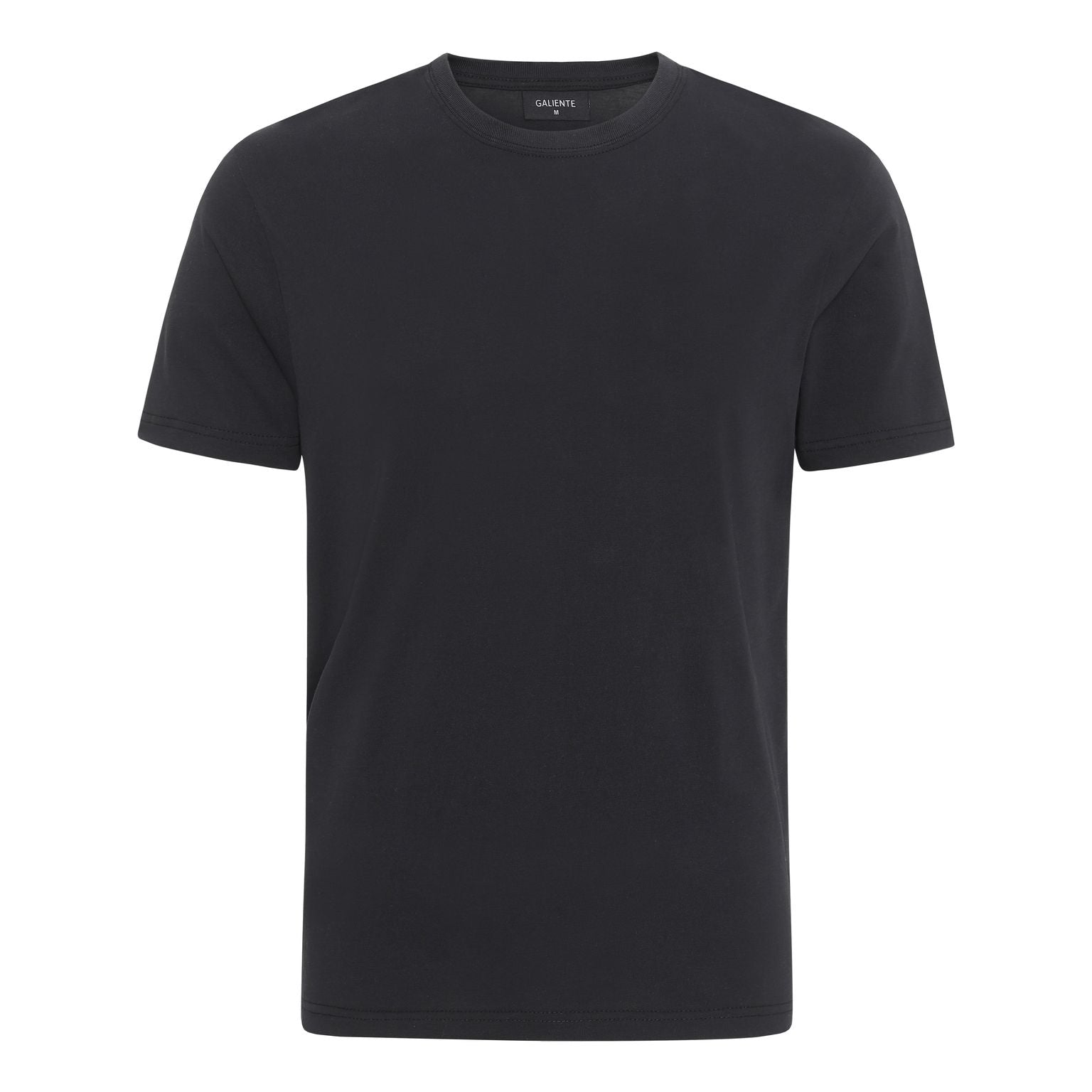 Black T-shirt with blue print