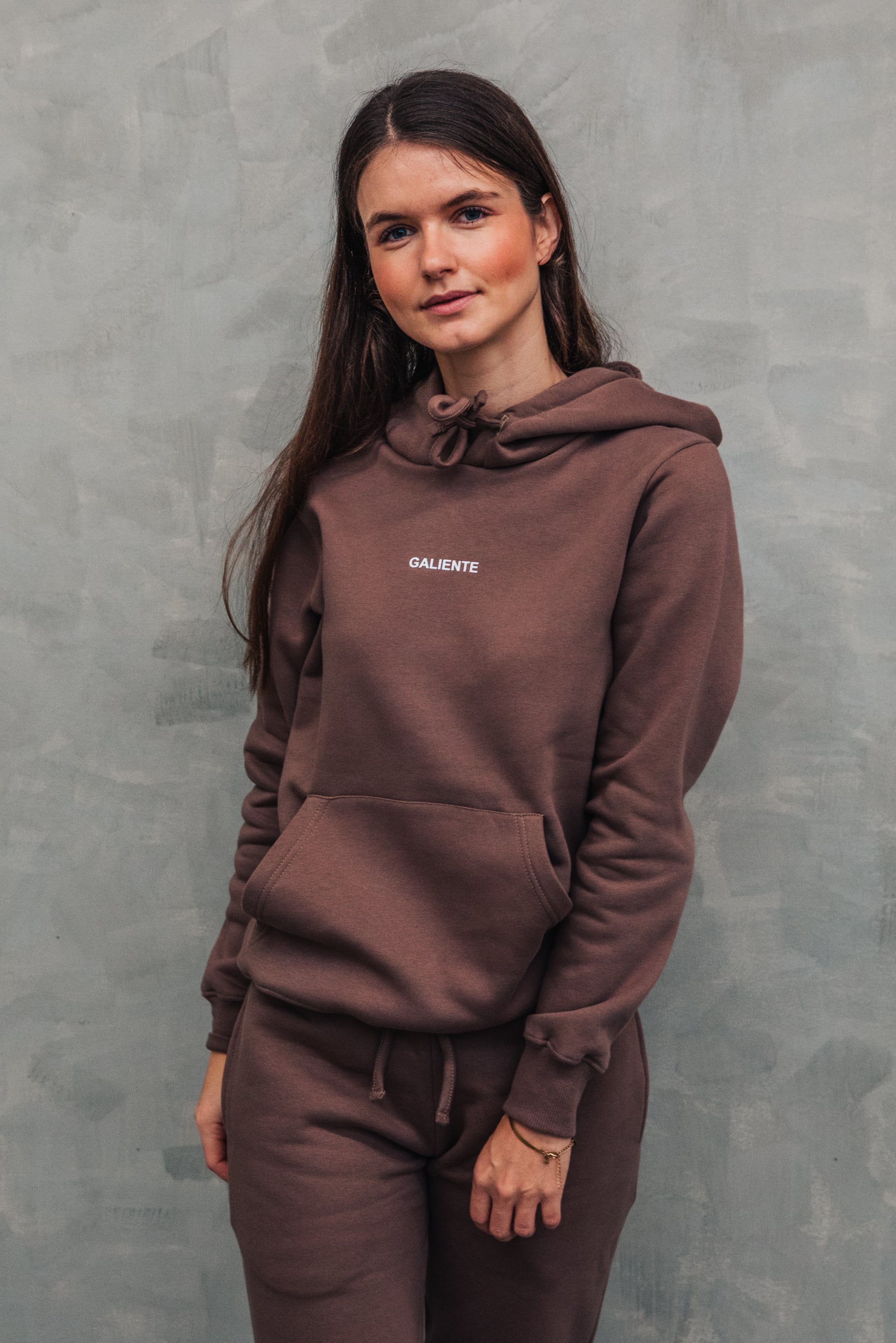 Brown hoodie