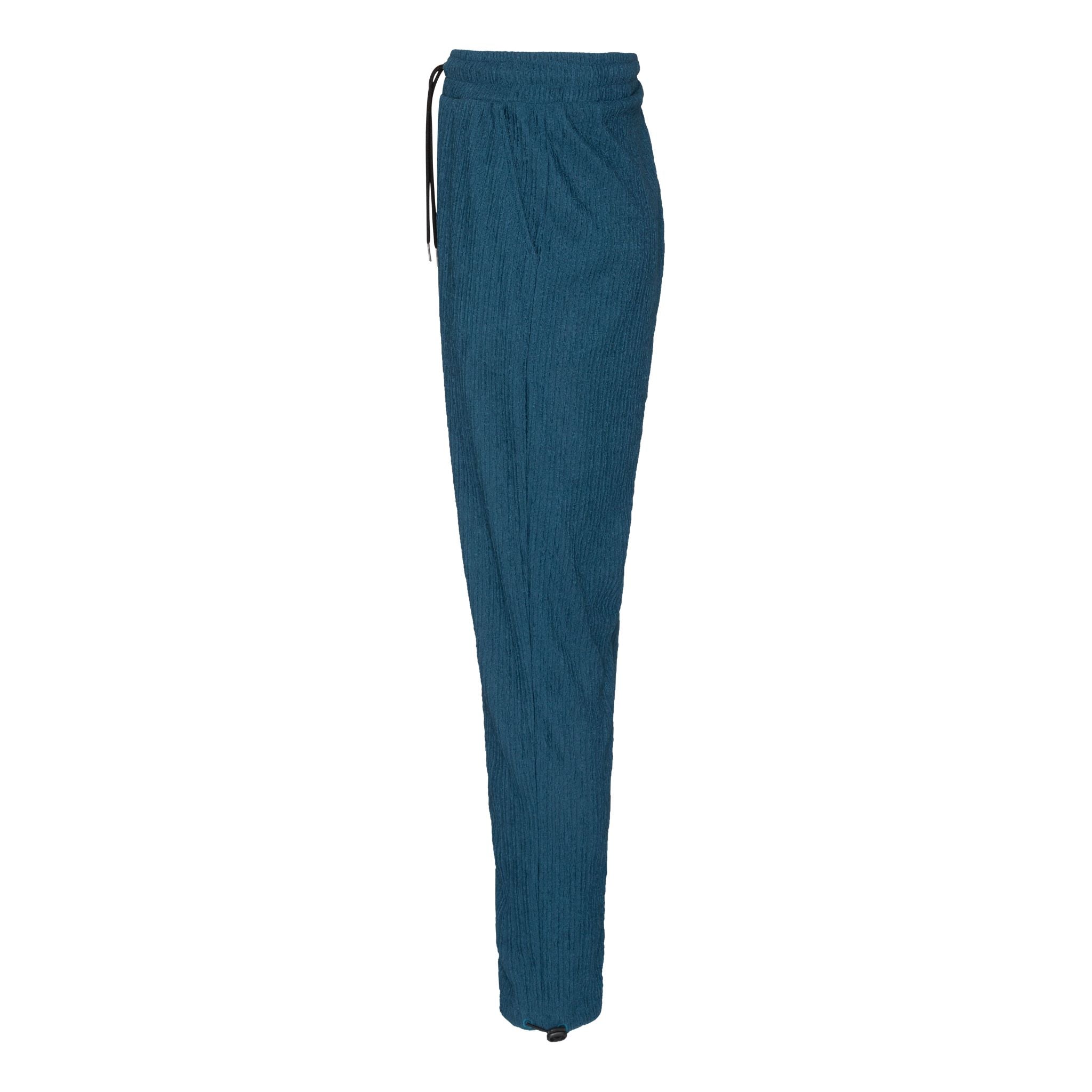 Blue crepe pants