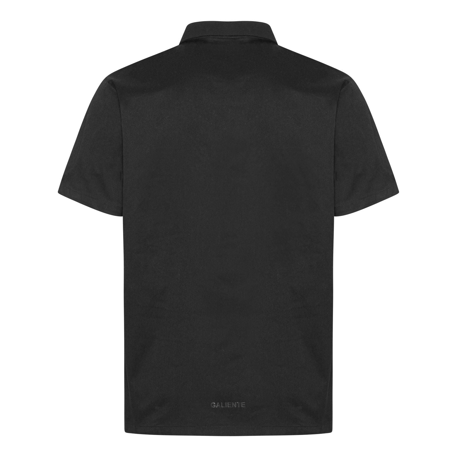 Short-sleeved black cargo shirt