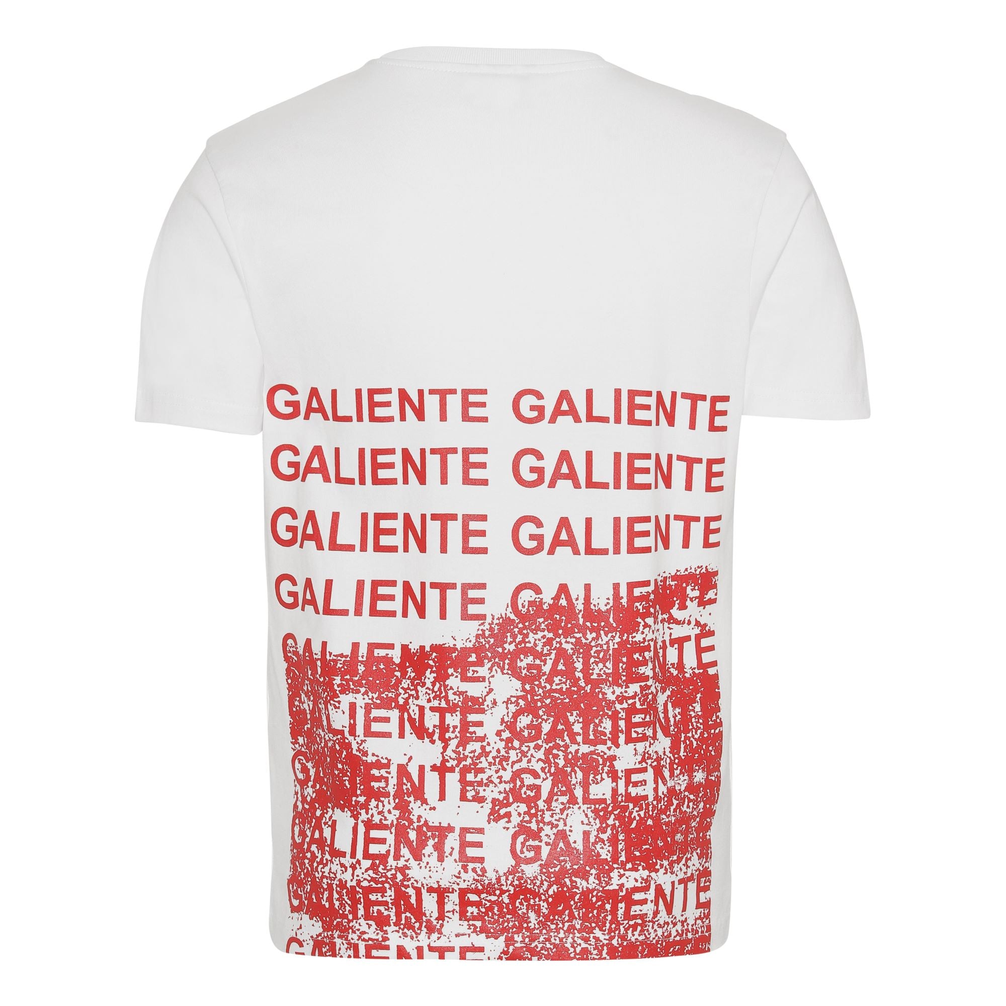 White T-shirt with red print